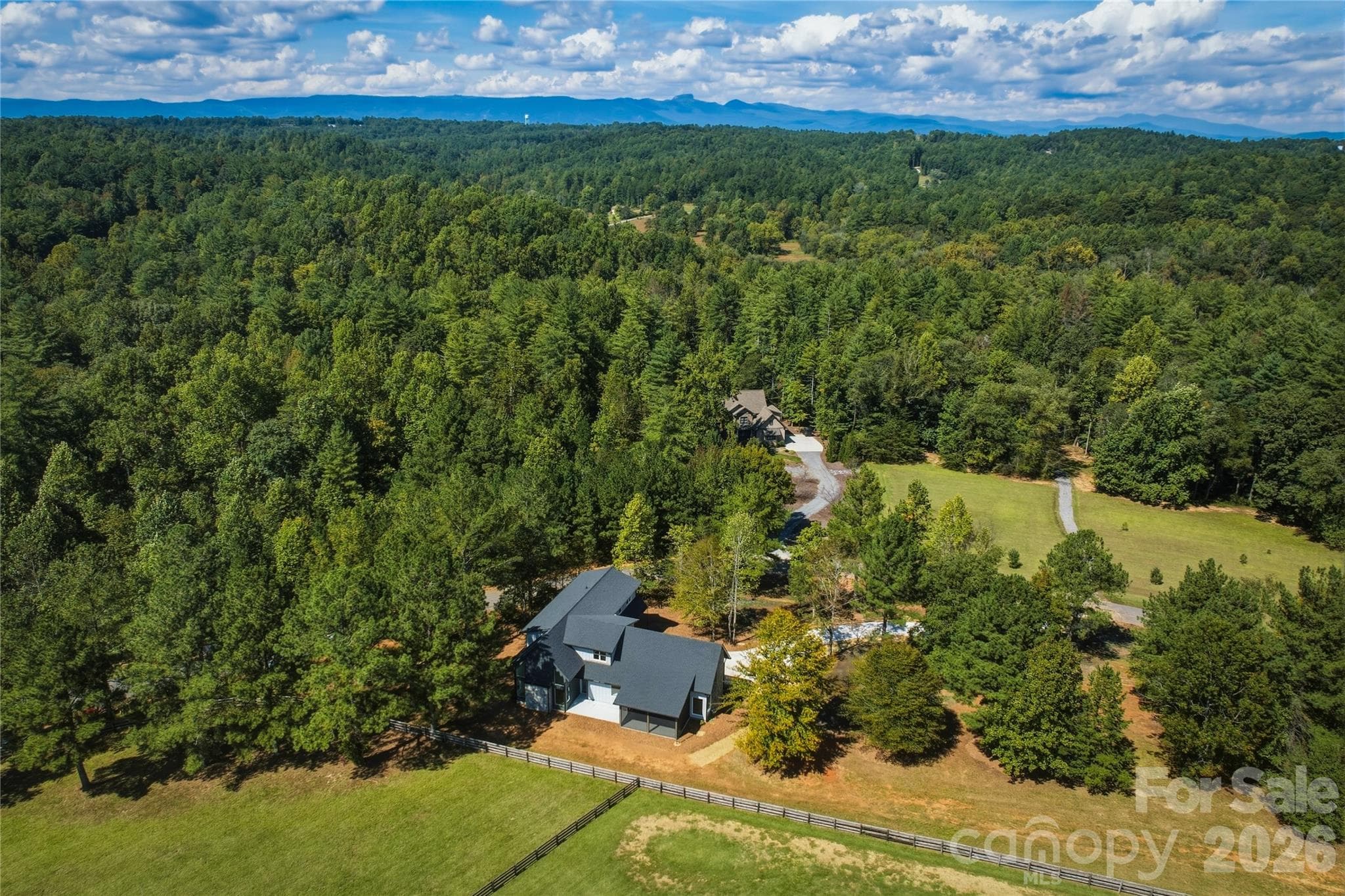 Aerial photo of the home - 2303 Paddock Circle, Morganton