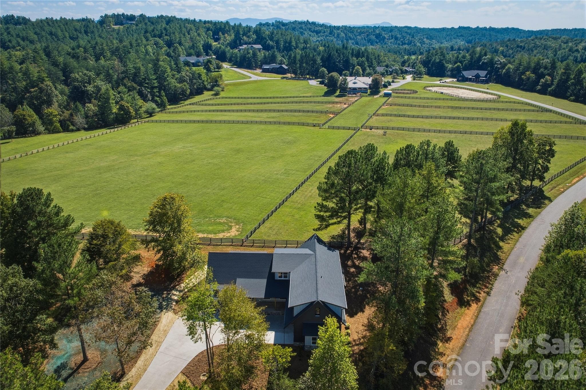 Another aerial view of the property - 2303 Paddock Circle, Morganton