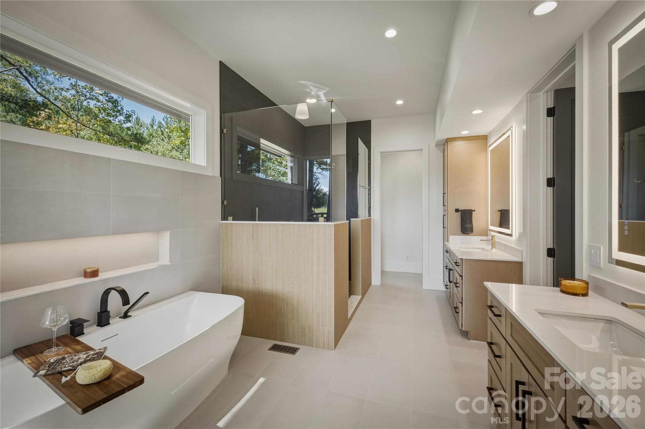The owners' suite bathroom will remind you of a spa! - 2303 Paddock Circle, Morganton
