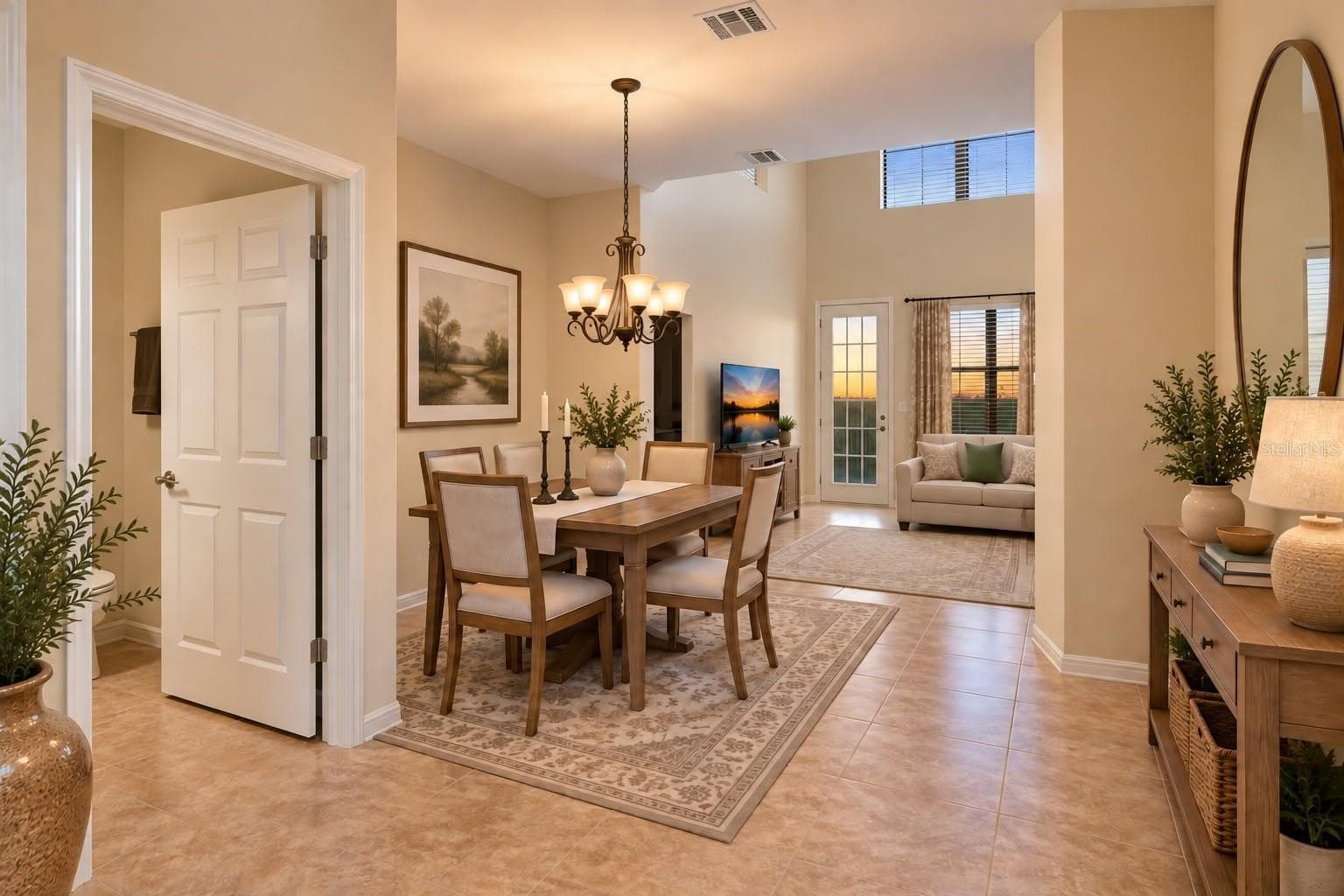 FRONT ENTRANCE/ DINING ROOM - 740 CHACALL LOOP, MOUNT DORA