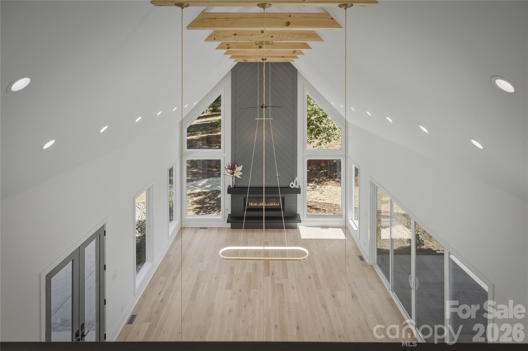 The most unique feature of this loft  is this overlook of the great room downstairs. - 2303 Paddock Circle, Morganton