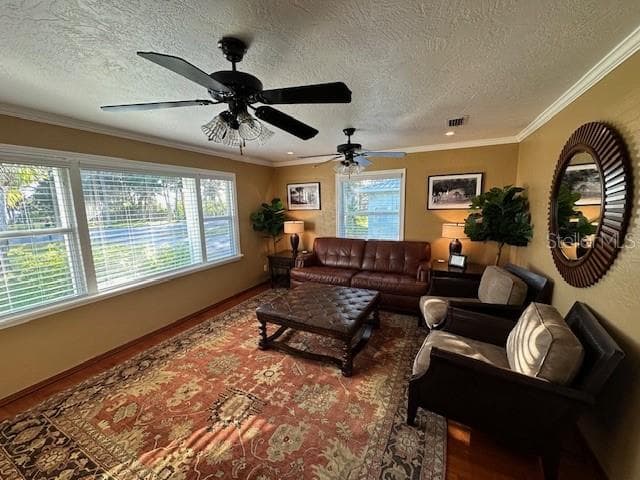Spacious living area with picture windows looking out to river - 1146 RIVERSIDE DR, DAYTONA BEACH