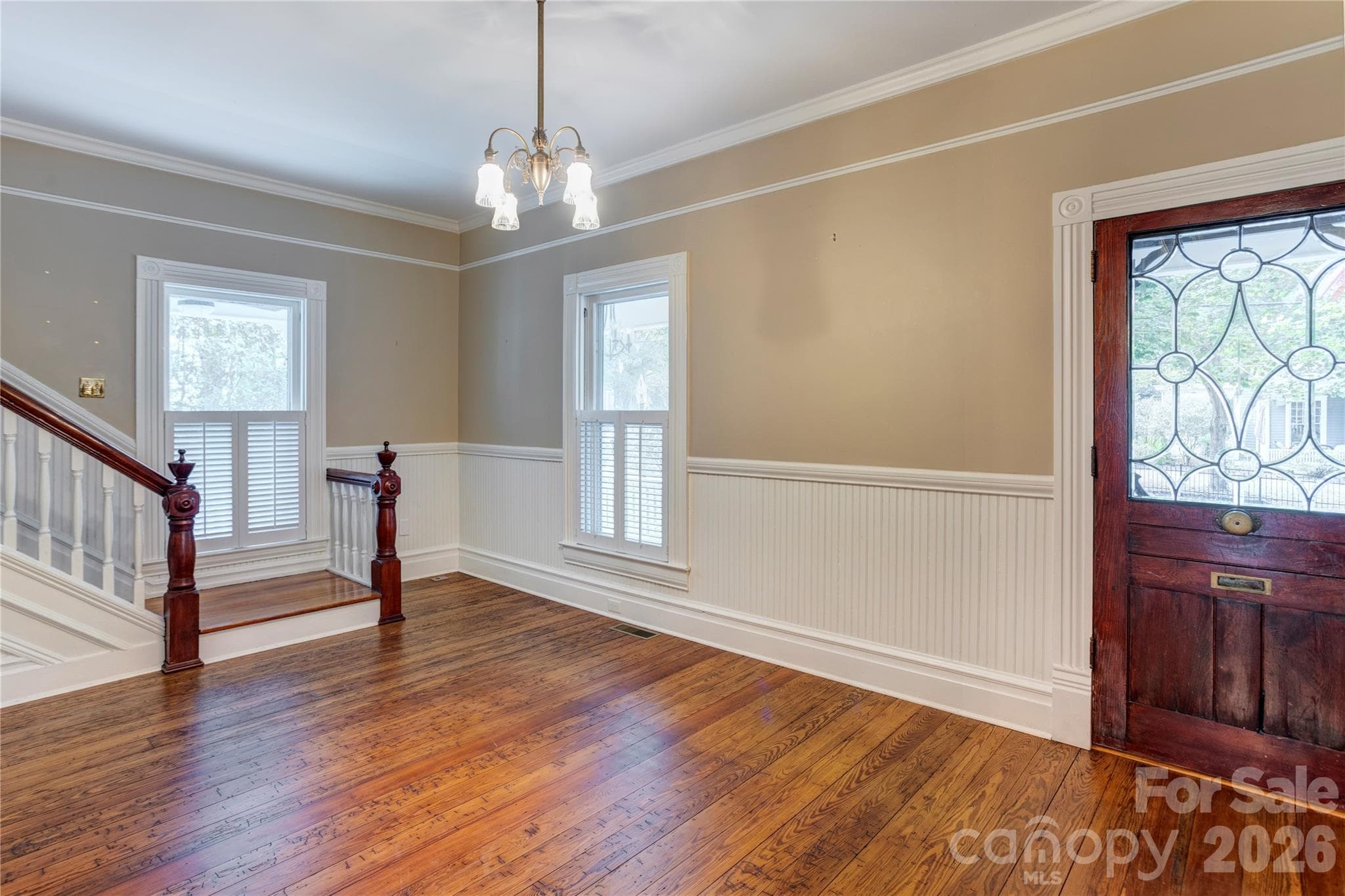 Inviting foyer with beautiful front door - 30 Georgia Street NW, Concord
