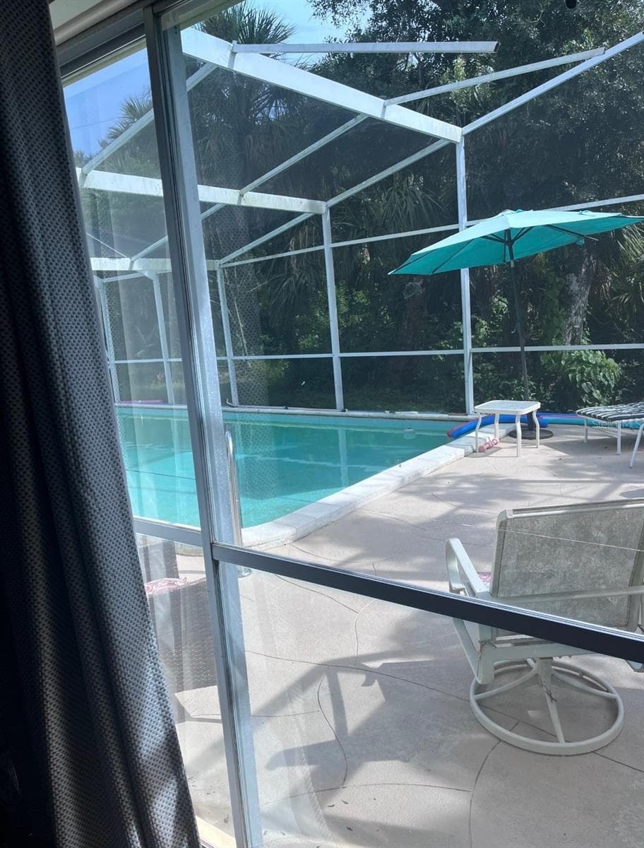 View from one of the bedrooms - 22215 ONEIDA AVE, PORT CHARLOTTE