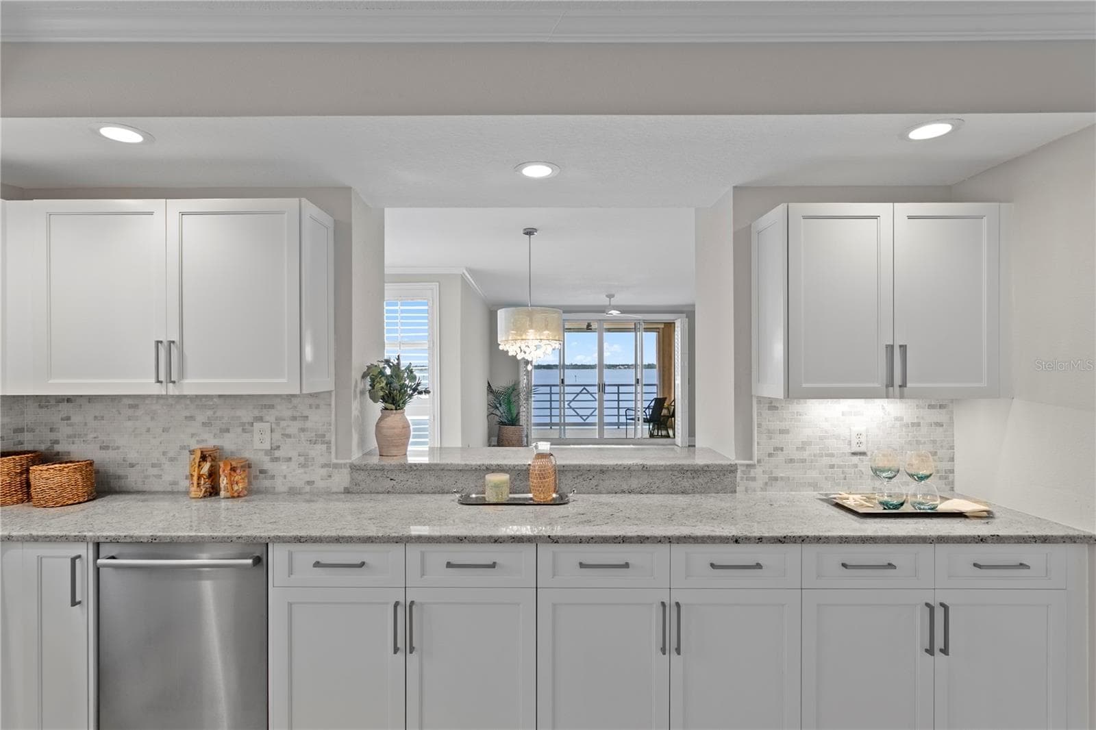 View from Kitchen to Living Area - 4961 BACOPA LN S #201, ST PETERSBURG