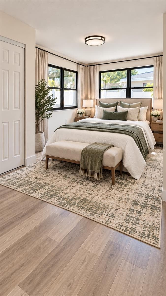 Bedroom 1 Virtually Staged - 3708 HOLIDAY LAKE DR, HOLIDAY