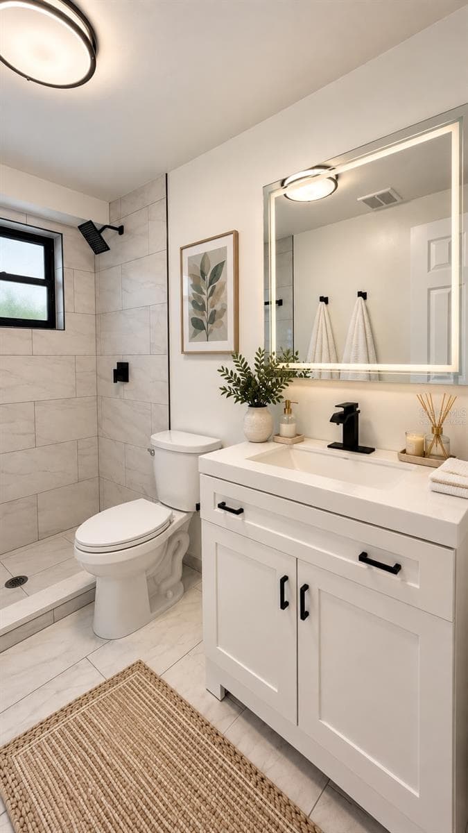 Bathroom 1 Virtually Staged - 3708 HOLIDAY LAKE DR, HOLIDAY