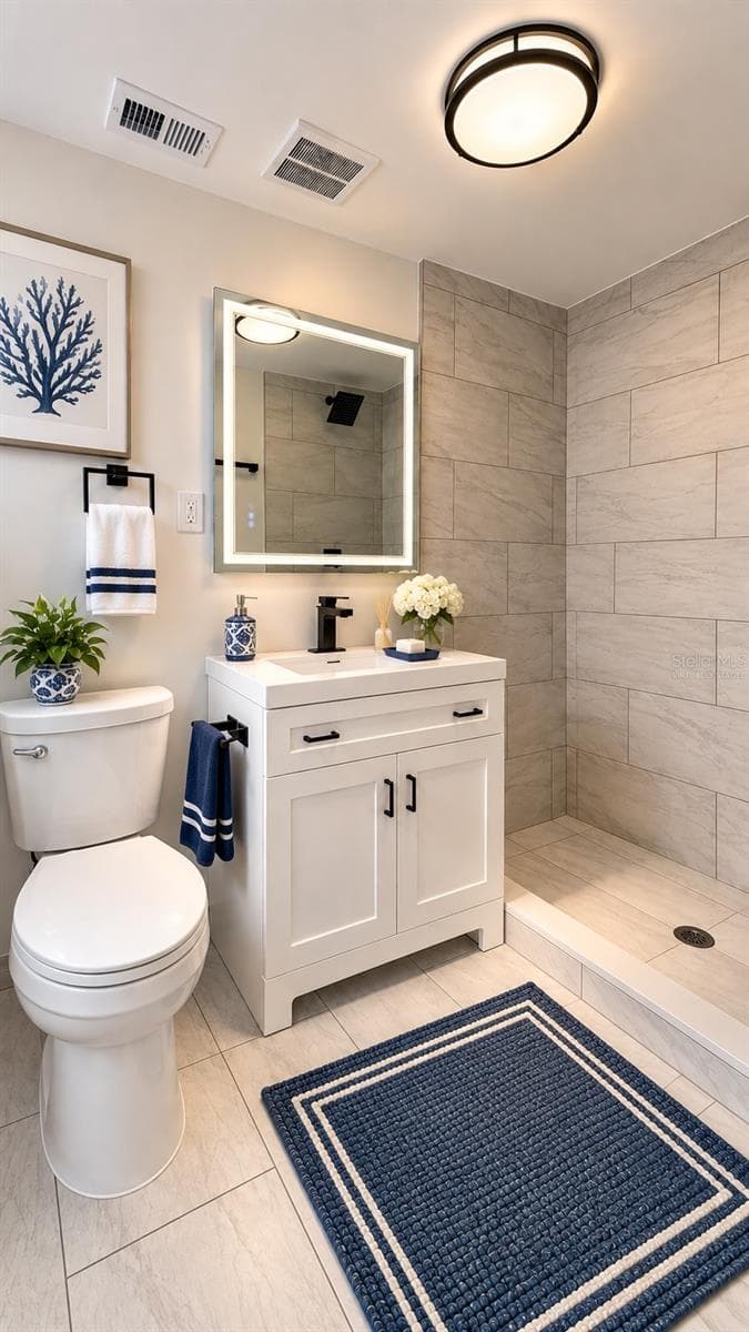 Bathroom 2 Virtually Staged - 3708 HOLIDAY LAKE DR, HOLIDAY
