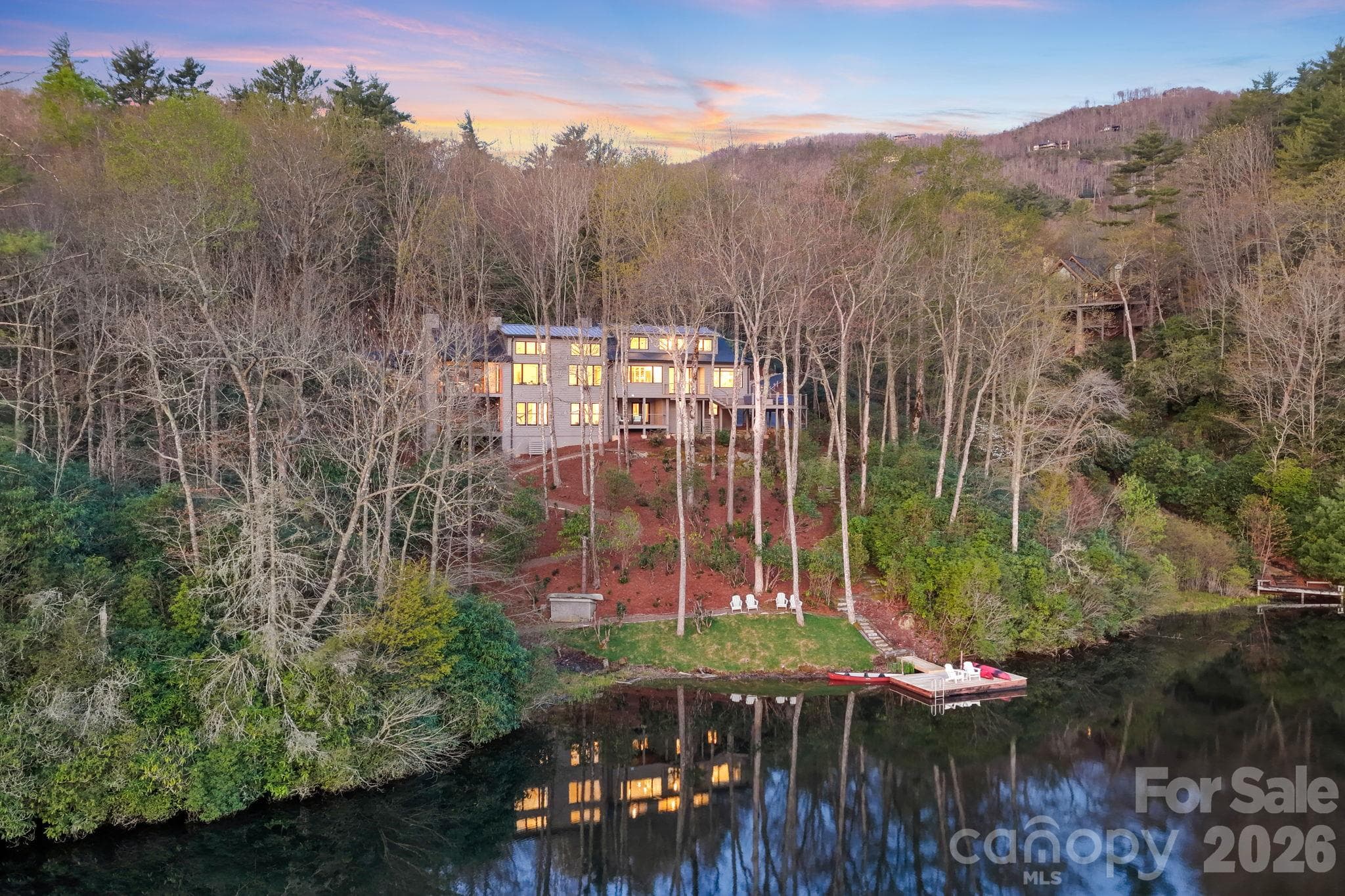 Clear and open views to the lake - 95 Cardinal Trace, Lake Toxaway