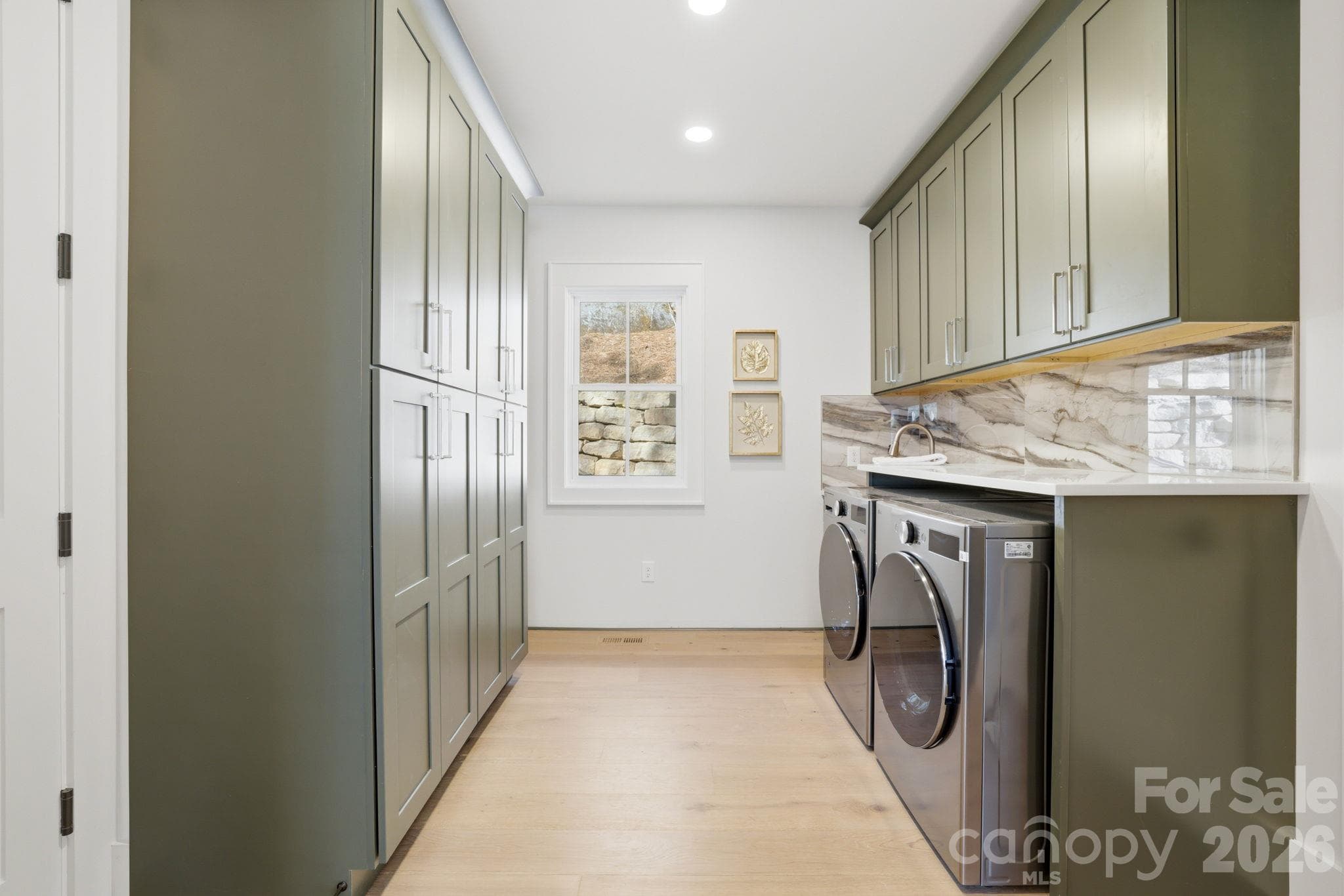 Garage entrance drop zone; Mud Rm / Pantry / Laundry plus lots of storage - 95 Cardinal Trace, Lake Toxaway