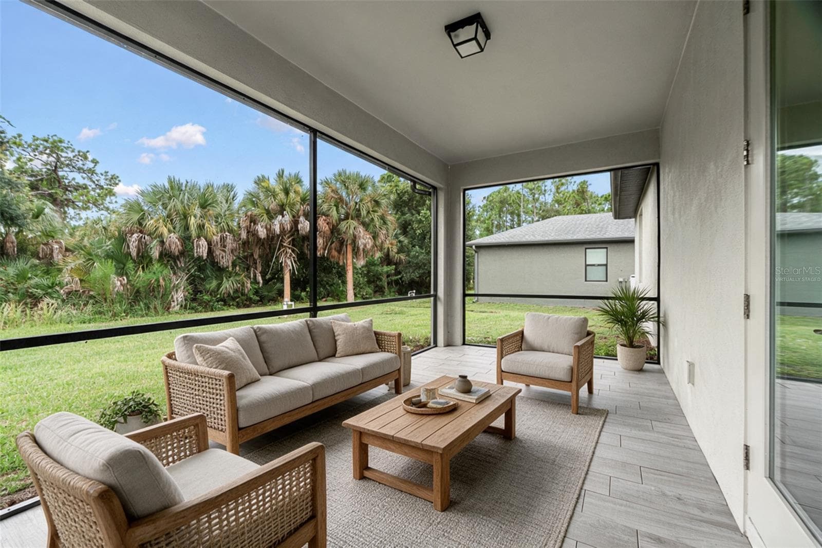 Virtually Staged - Lanai - 2481 ALLSUP TER, NORTH PORT