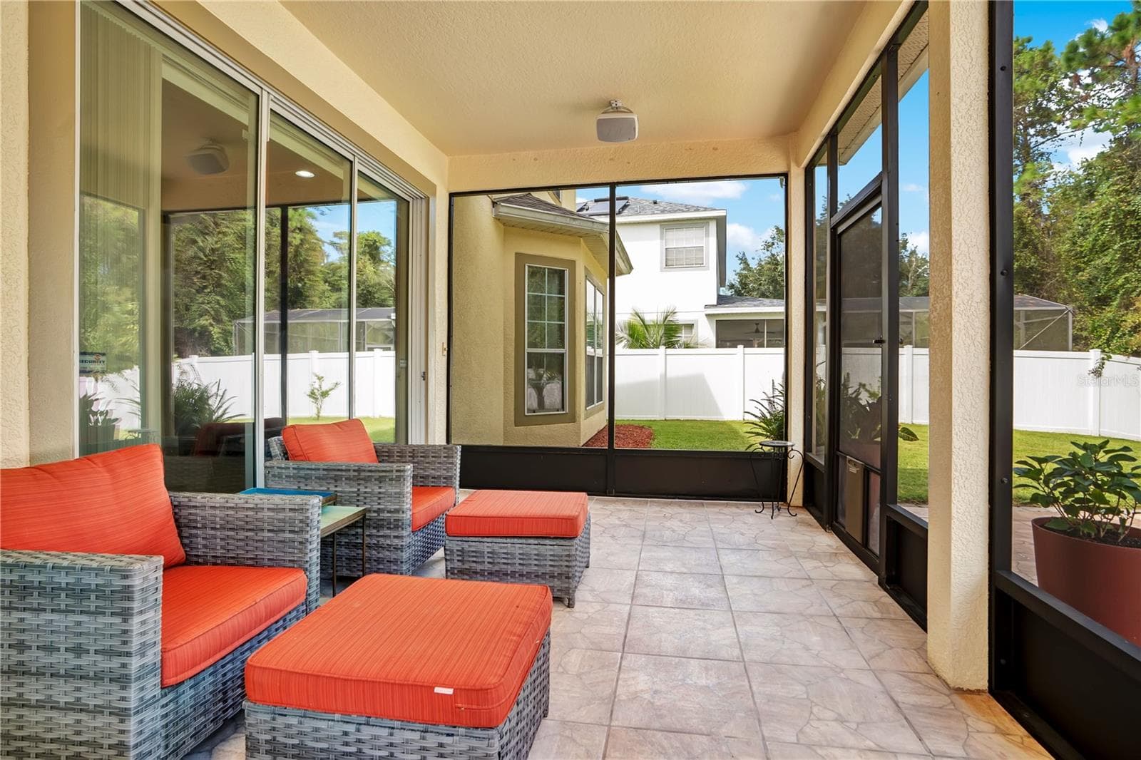 screened & covered patio - 5762 COVINGTON COVE WAY, ORLANDO