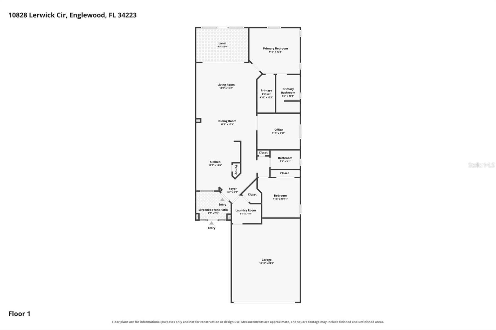 Seagrass Floor Plan - 10828 LERWICK CIR, ENGLEWOOD