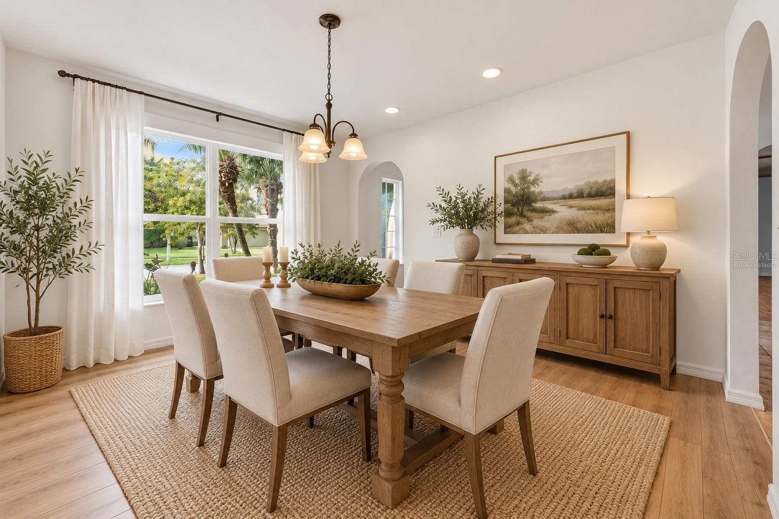 Dining Room - Virtually Staged - 6526 POMEROY CIR, ORLANDO