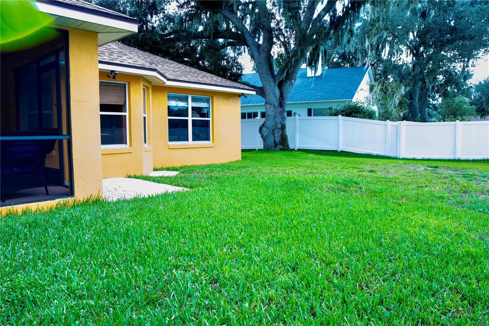 Rear Exposure with Very Large Backyard - 6093 VELVET LOOP, LAKELAND