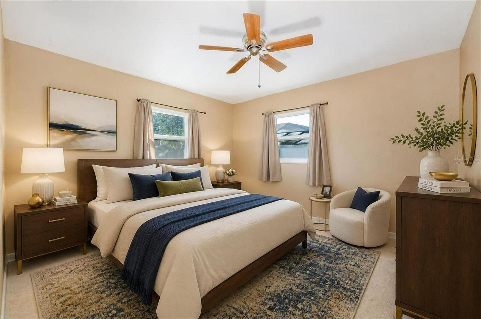 Virtually staged - 4403 GANDY CIR, TAMPA