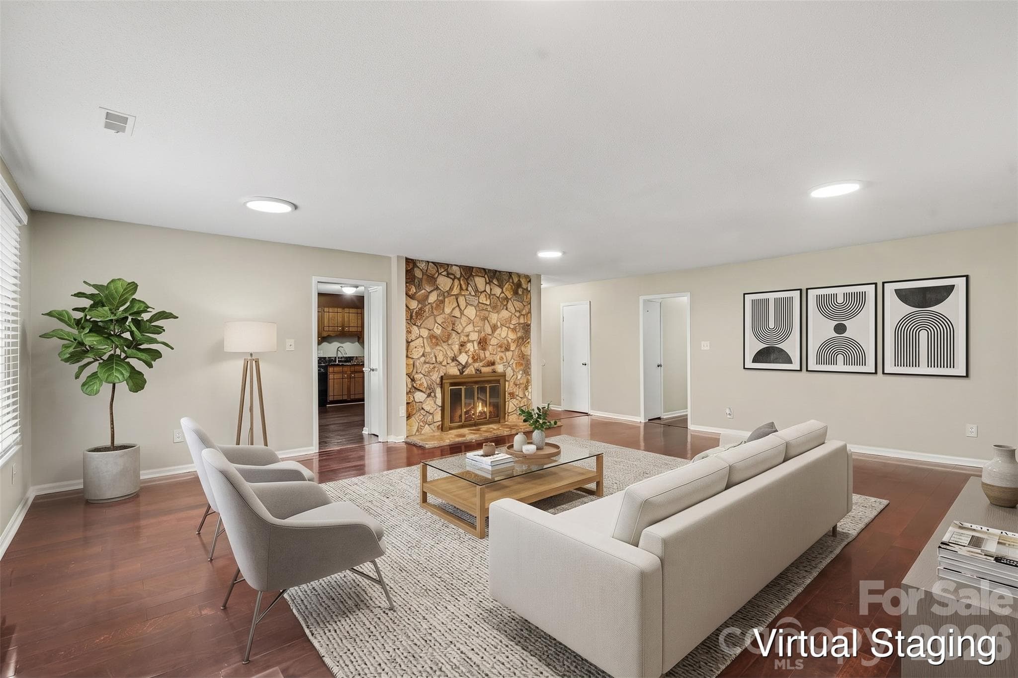 Virtually staged - 11613 Rimrock Canyon Drive, Charlotte