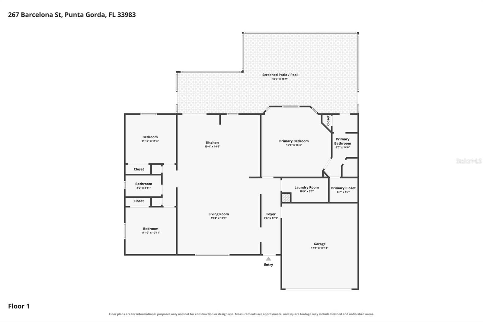 Single Family Residence at 267 BARCELONA ST, PUNTA GORDA, photo 32 of 35
