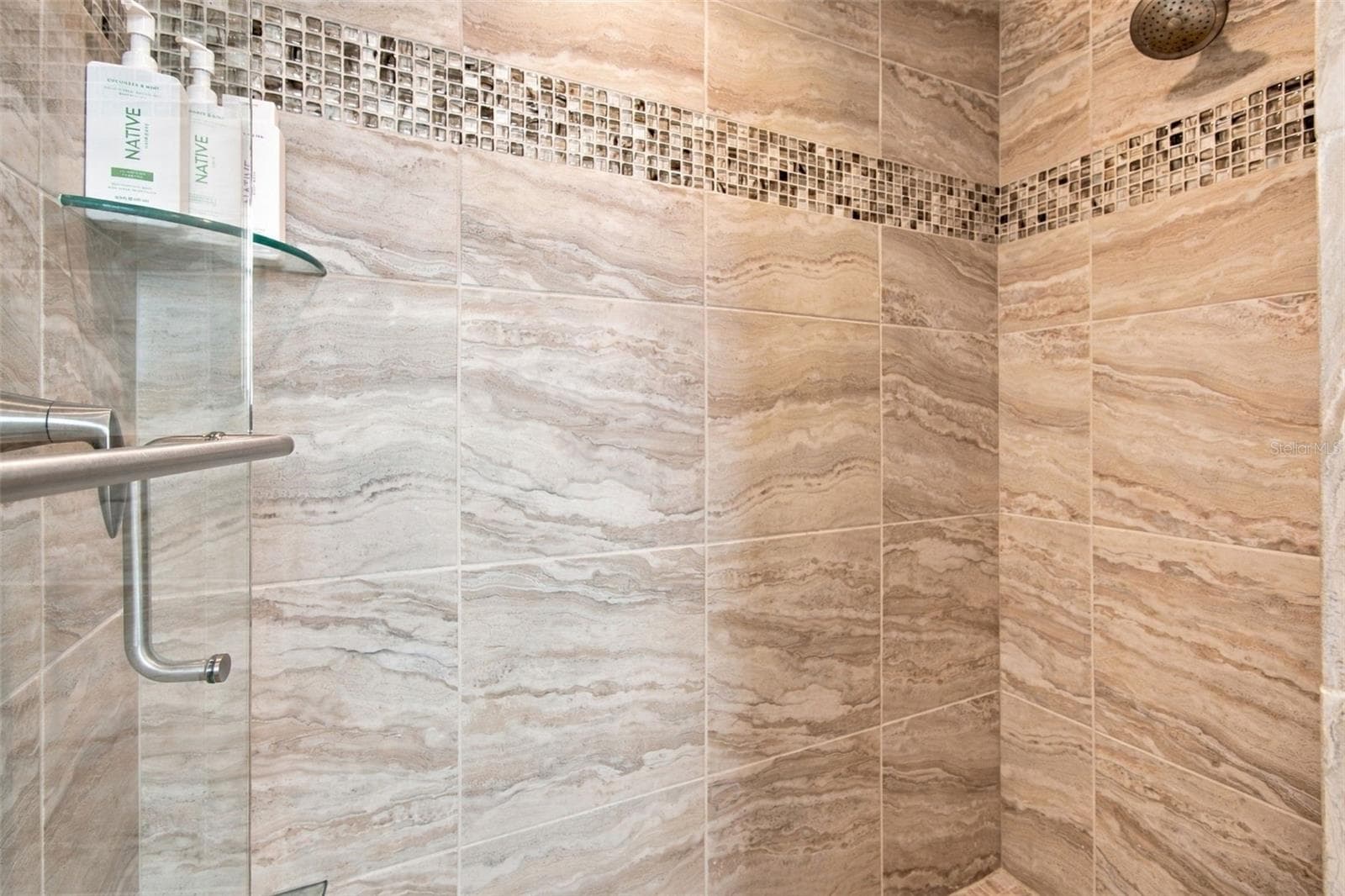 Ensuite shower - 650 COLLANY RD #406, TIERRA VERDE