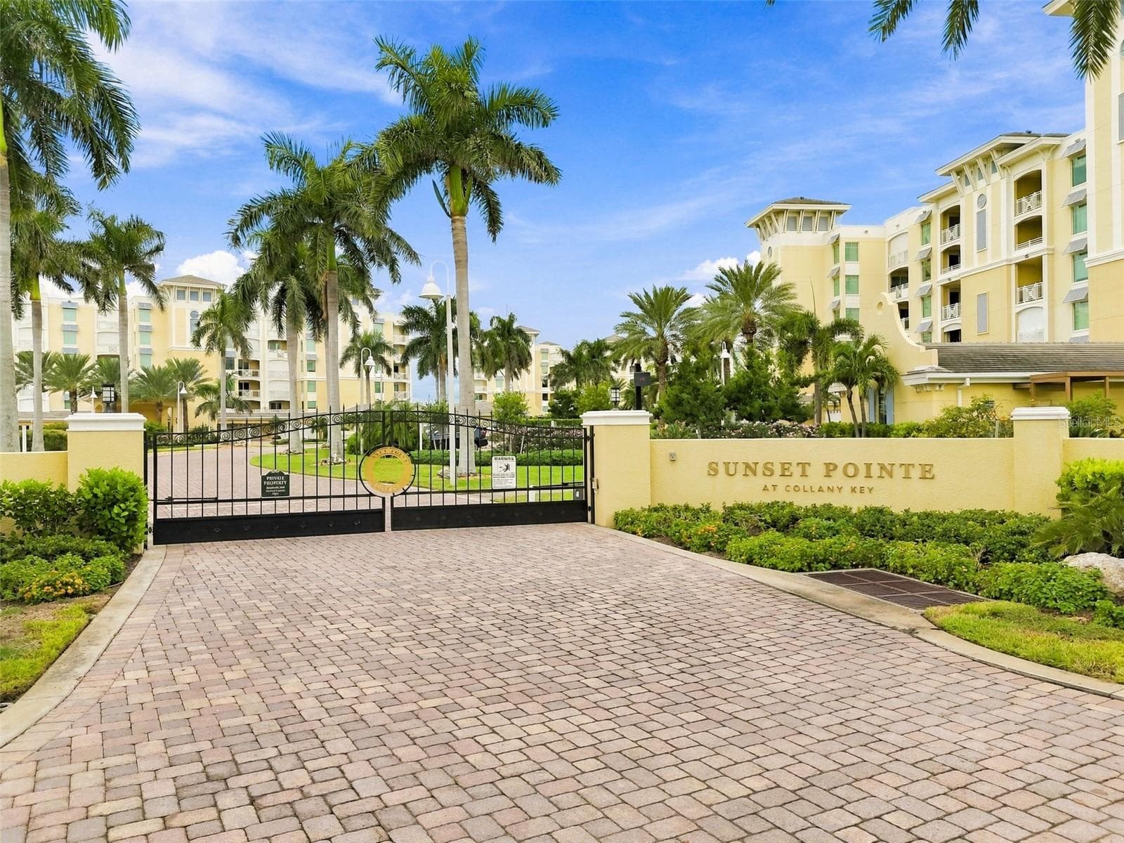 Entrance gate - 650 COLLANY RD #406, TIERRA VERDE