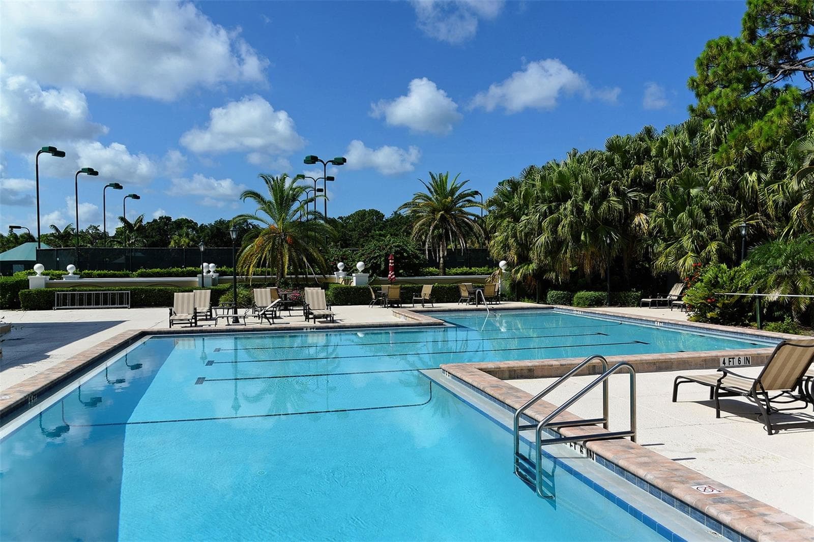 The Oaks offers a spacious pool setting for recreation, relaxation and enjoying the Florida sunshine. - 168 COASTAL HAMMOCK CT, OSPREY