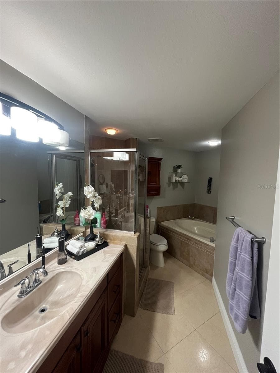 MASTER BATHROOM - 12005 MISTY BROOK CT, TAMPA