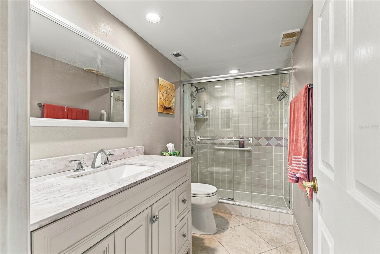 Primary Bathroom - 9490 HARBOR GREENS WAY #508, SEMINOLE