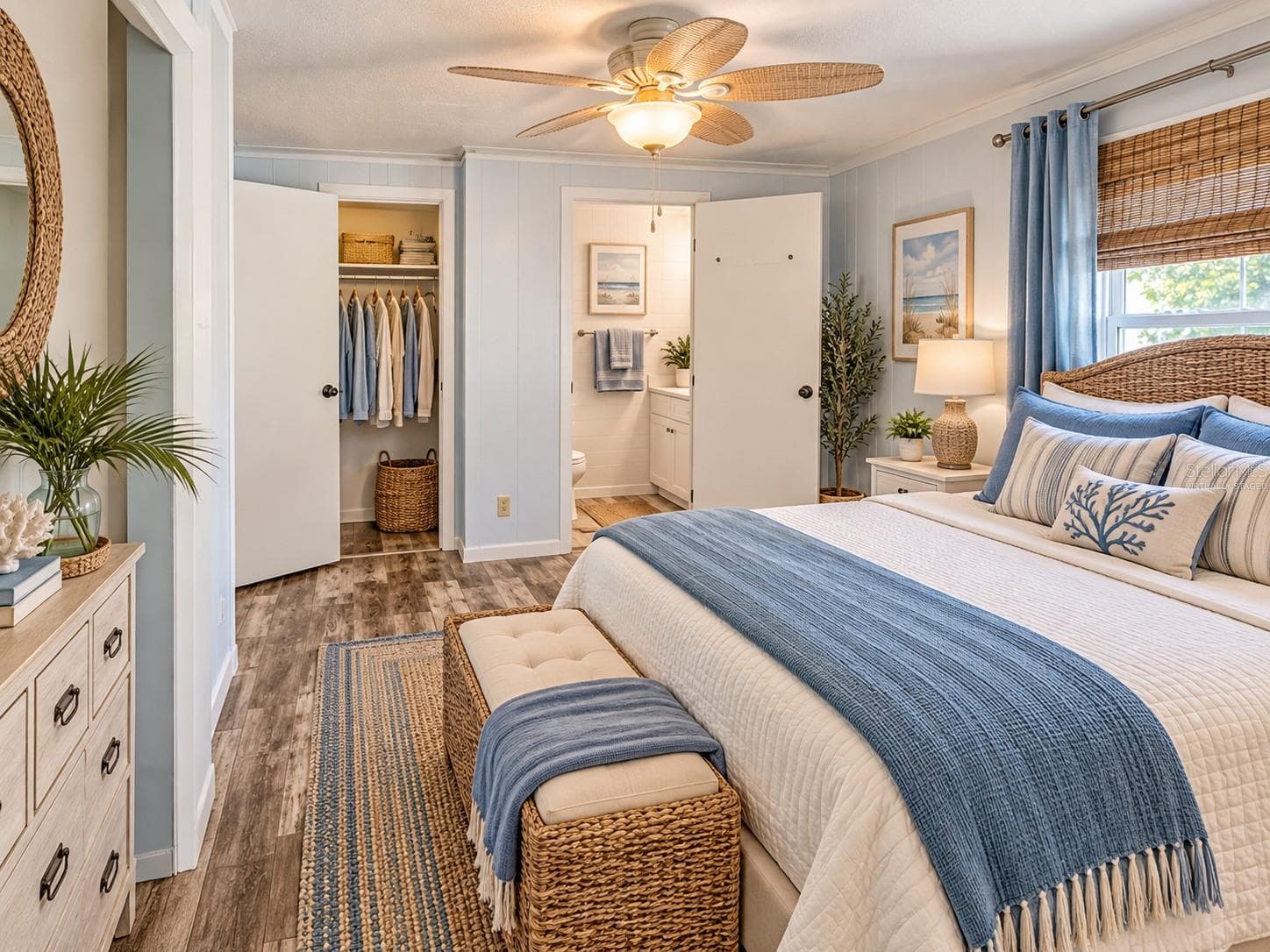Virtually staged.  Primary Bedroom - 808 53RD AVE E #191, BRADENTON