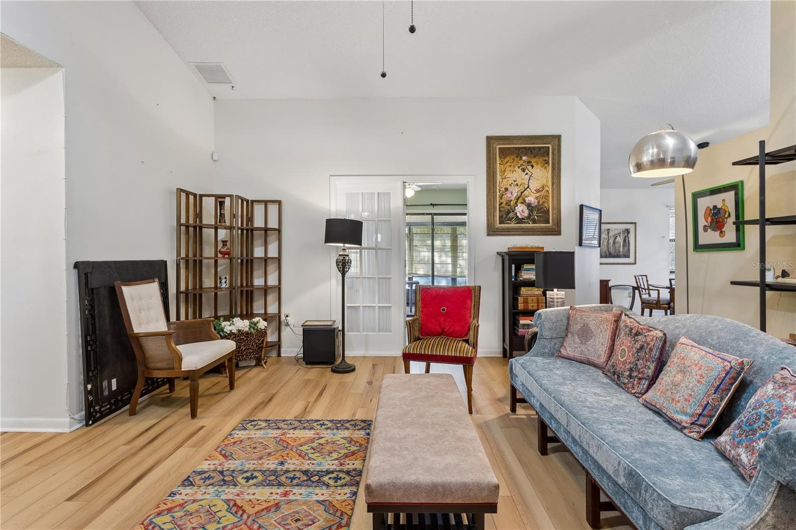 Office is located through the French Doors, just off the living room - 803 DUNDEE CIR #803, LEESBURG