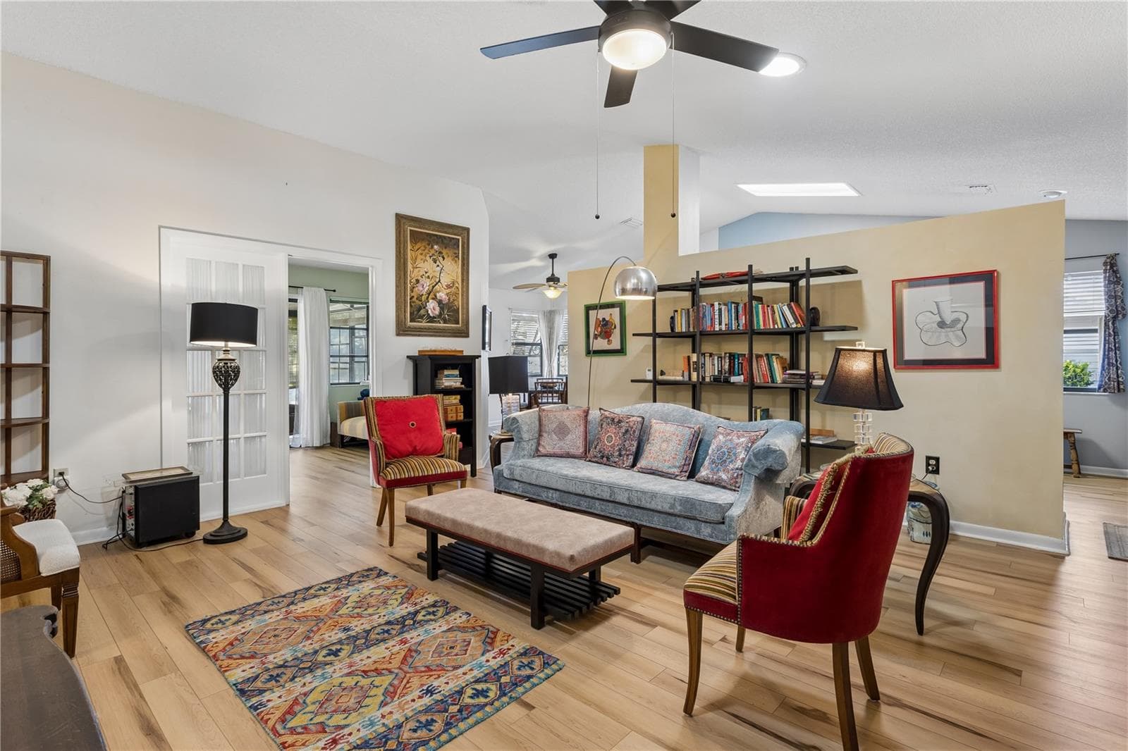 An entry to the kitchen was added on the right side of the living room. - 803 DUNDEE CIR #803, LEESBURG