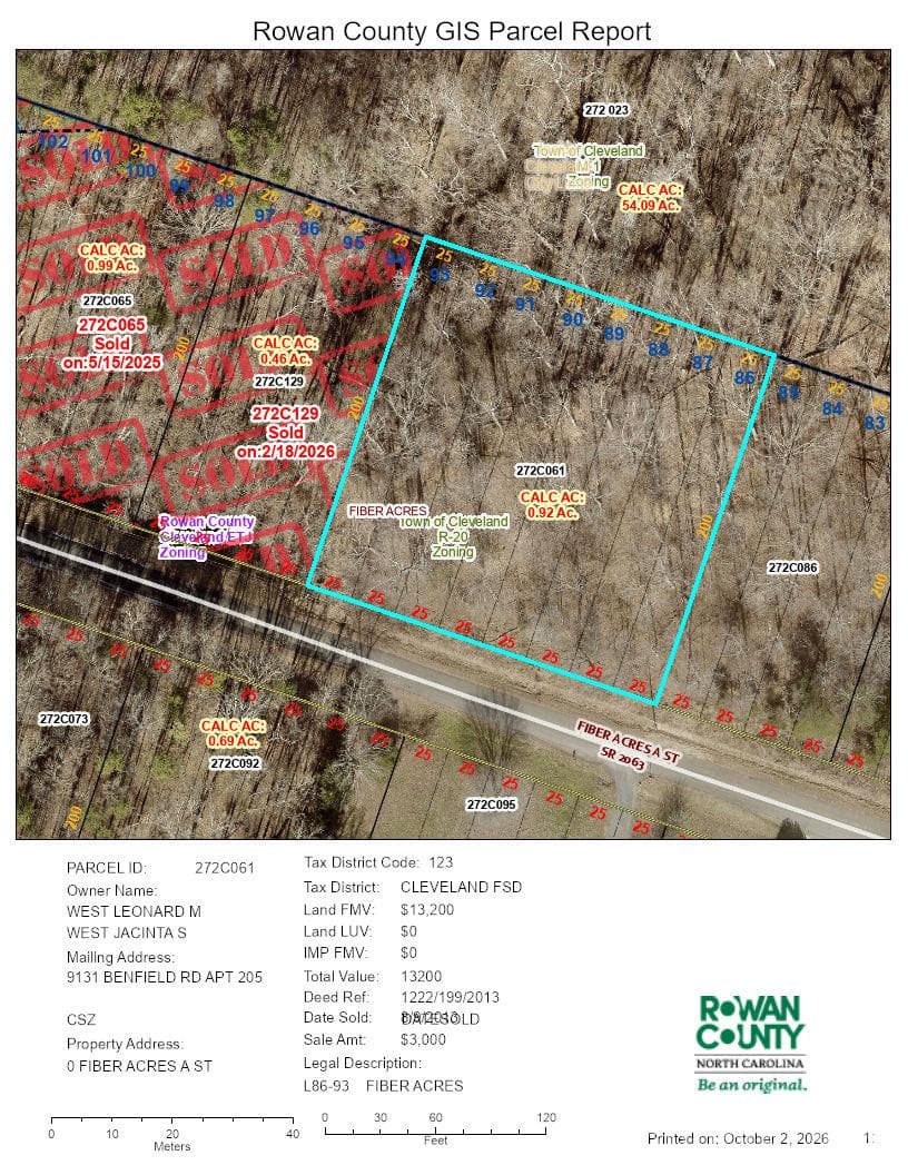 000 Fiber Acres A Street