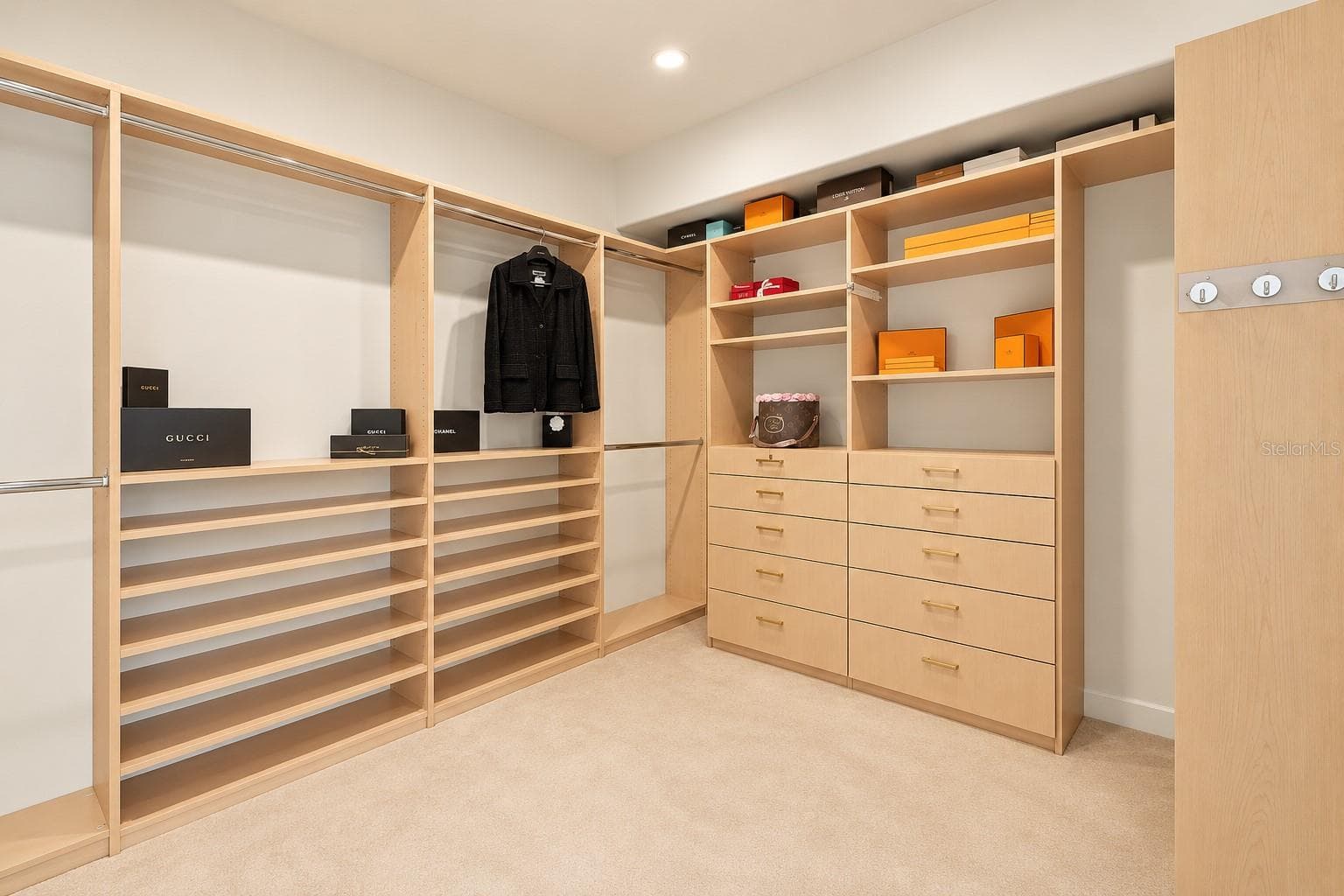 Primary Closet - 980 BAY ESPLANADE, CLEARWATER