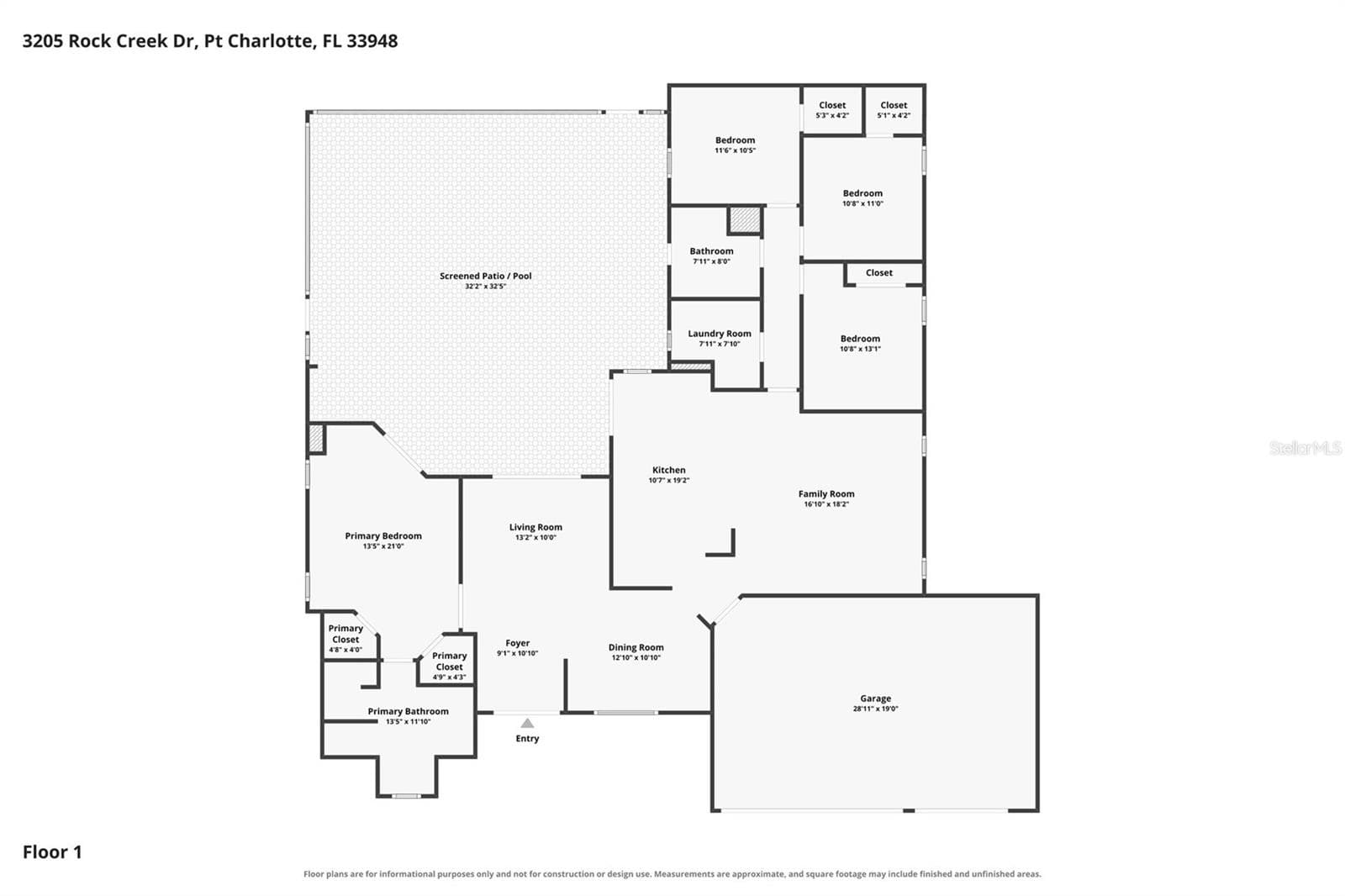 Single Family Residence at 3205 ROCK CREEK DR, PORT CHARLOTTE, photo 70 of 70