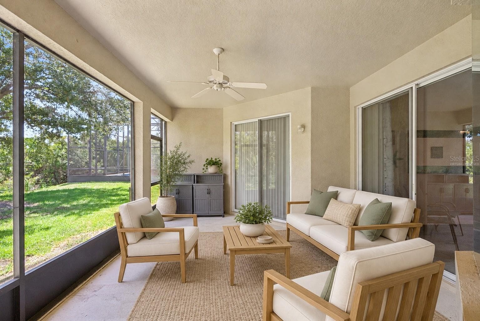 screened porch - virtually staged - 2589 CORBYTON CT, ORLANDO