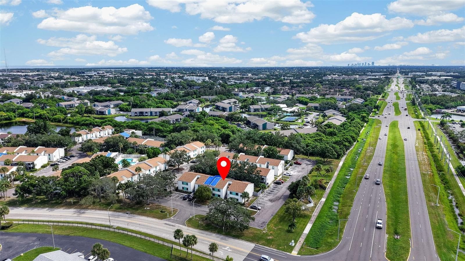 9th Street corridor with DTSP in the distance - 876 116TH AVE N #103, ST PETERSBURG