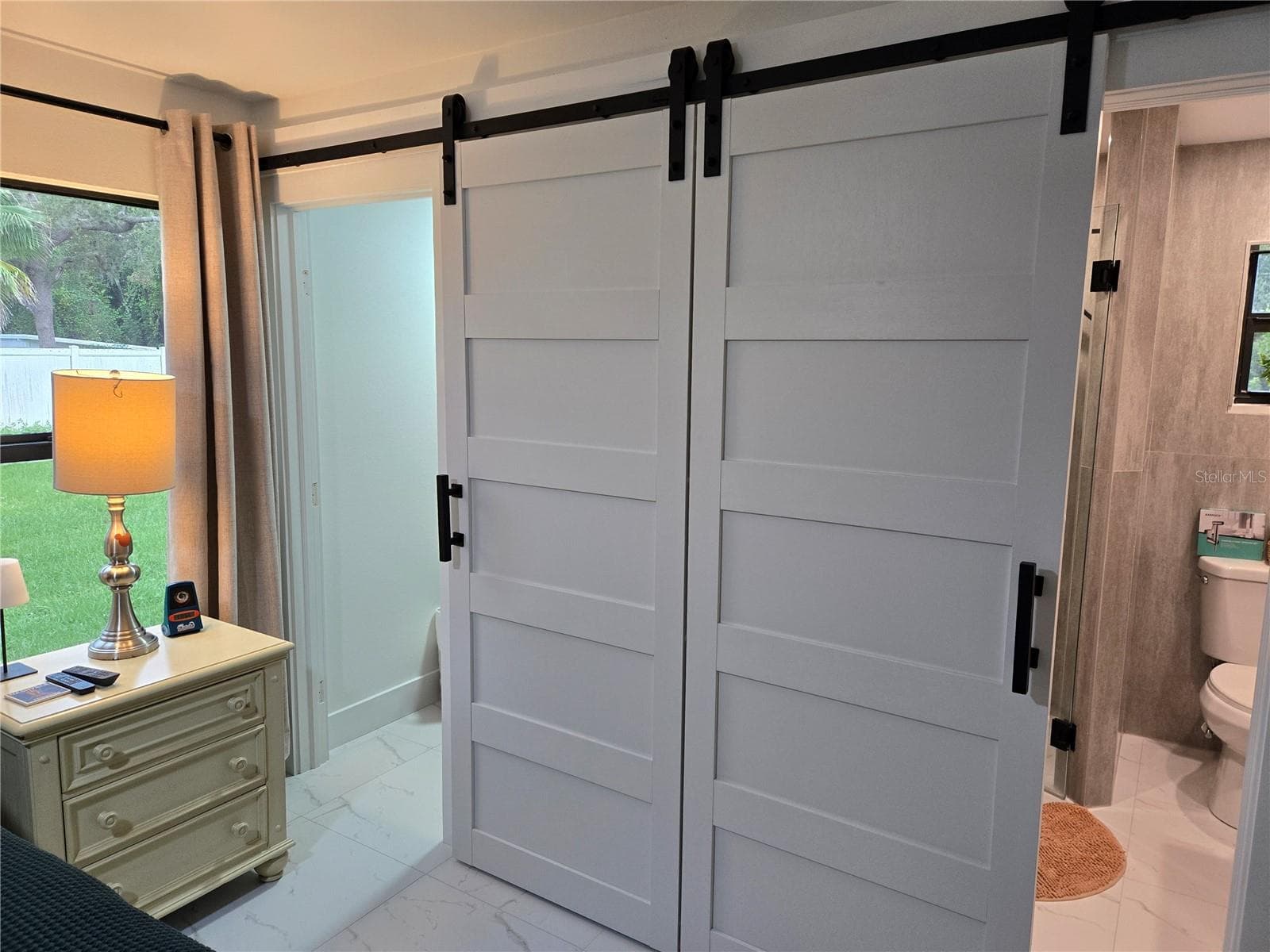 Master Bedroom/ Barn Doors - 410 HUNTER ST, PORT CHARLOTTE