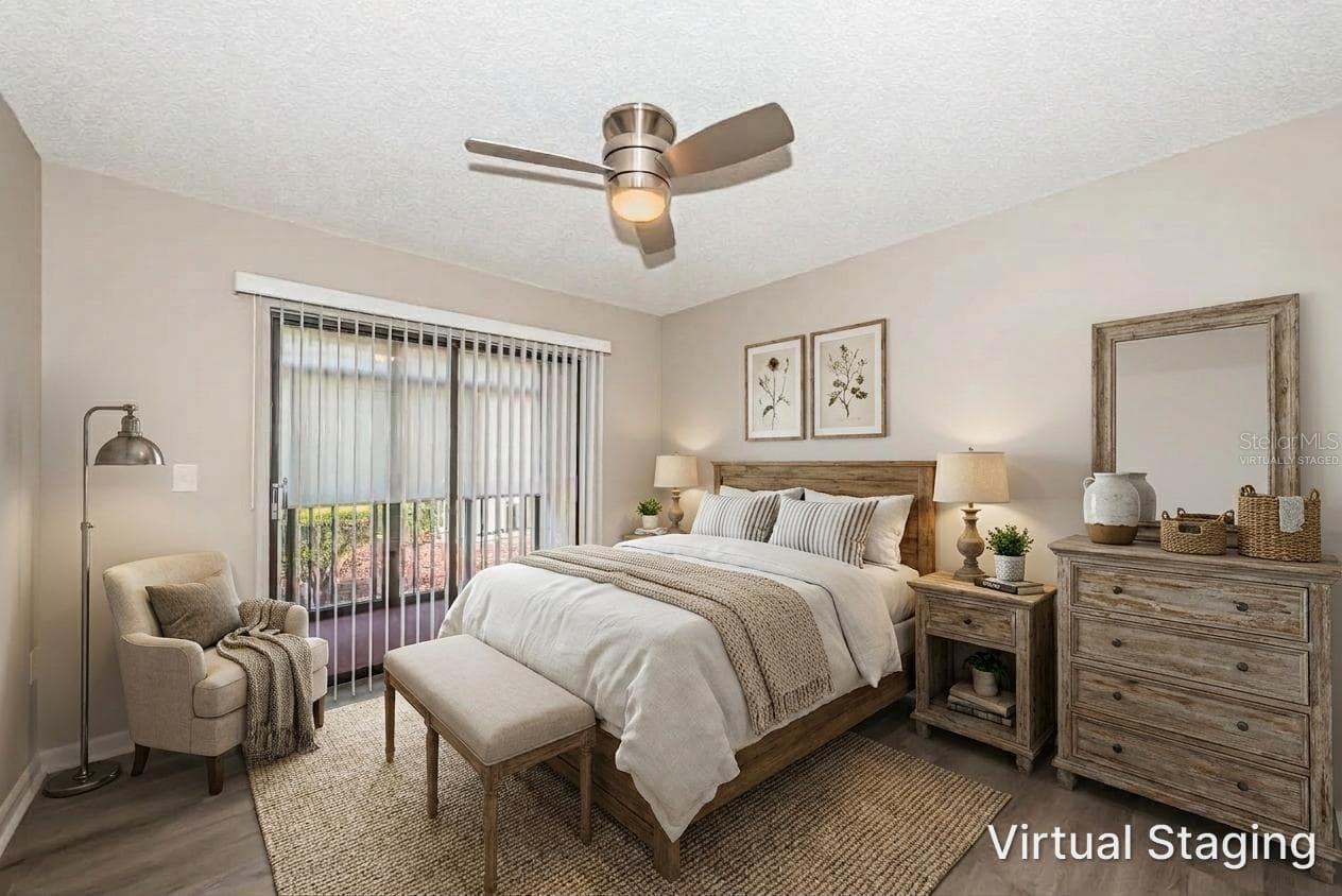 Virtually staged guest room - 2591 COUNTRYSIDE BLVD #5106, CLEARWATER