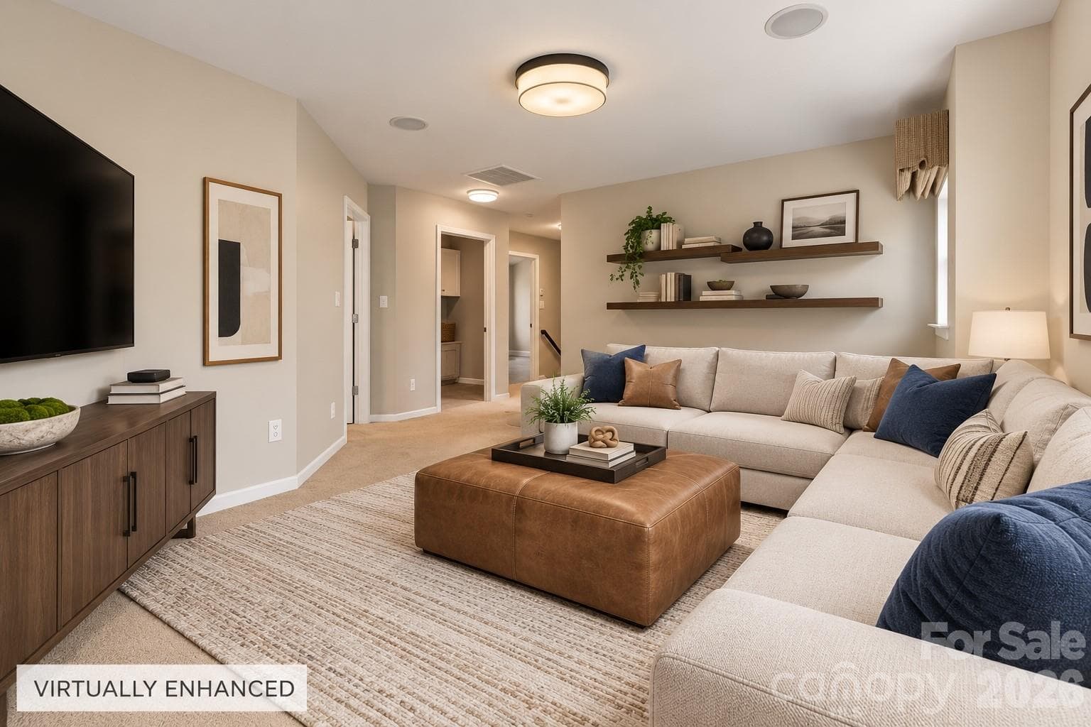 Virtually enhanced bonus room - 14902 Brotherly Lane, Charlotte