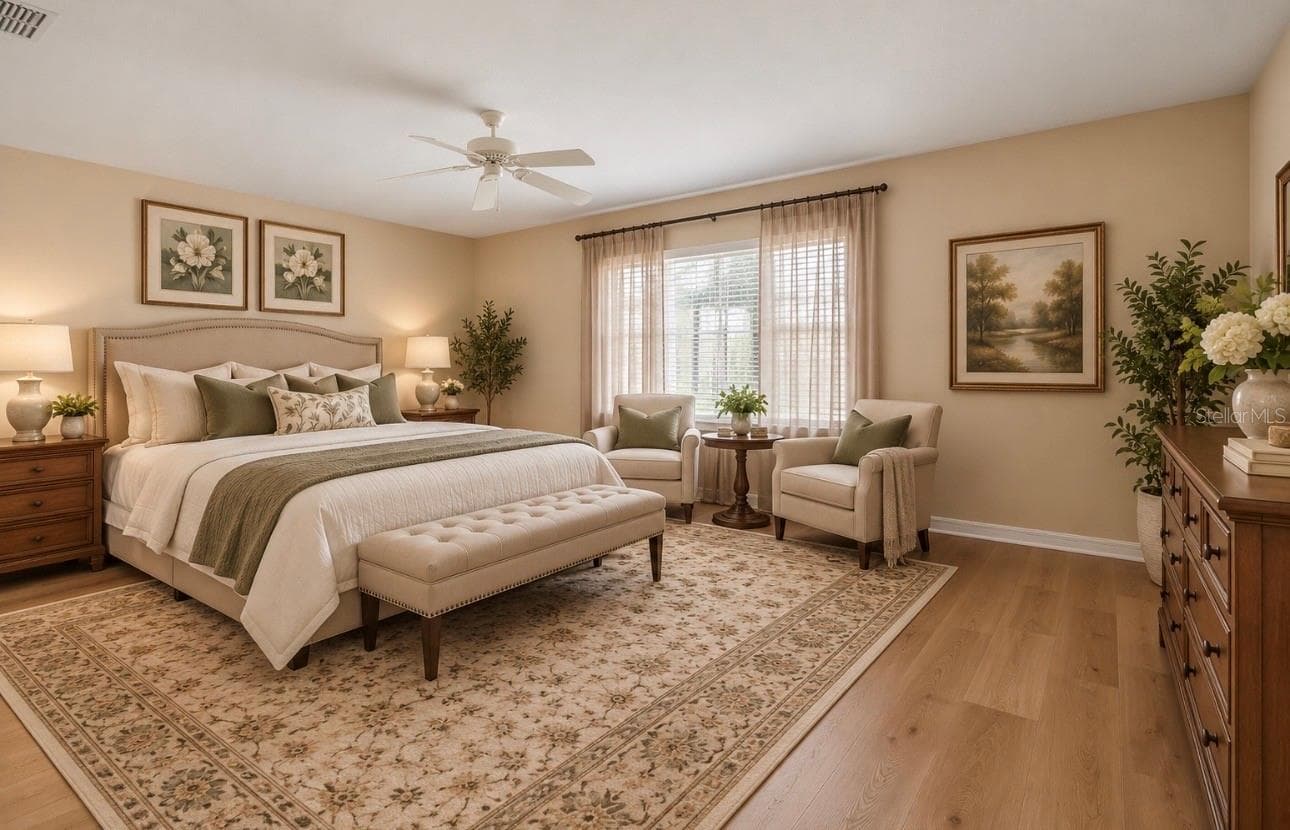 Extra Large Primary suite, room to add a seating area! - 9495 SE 130TH PLACE RD, SUMMERFIELD