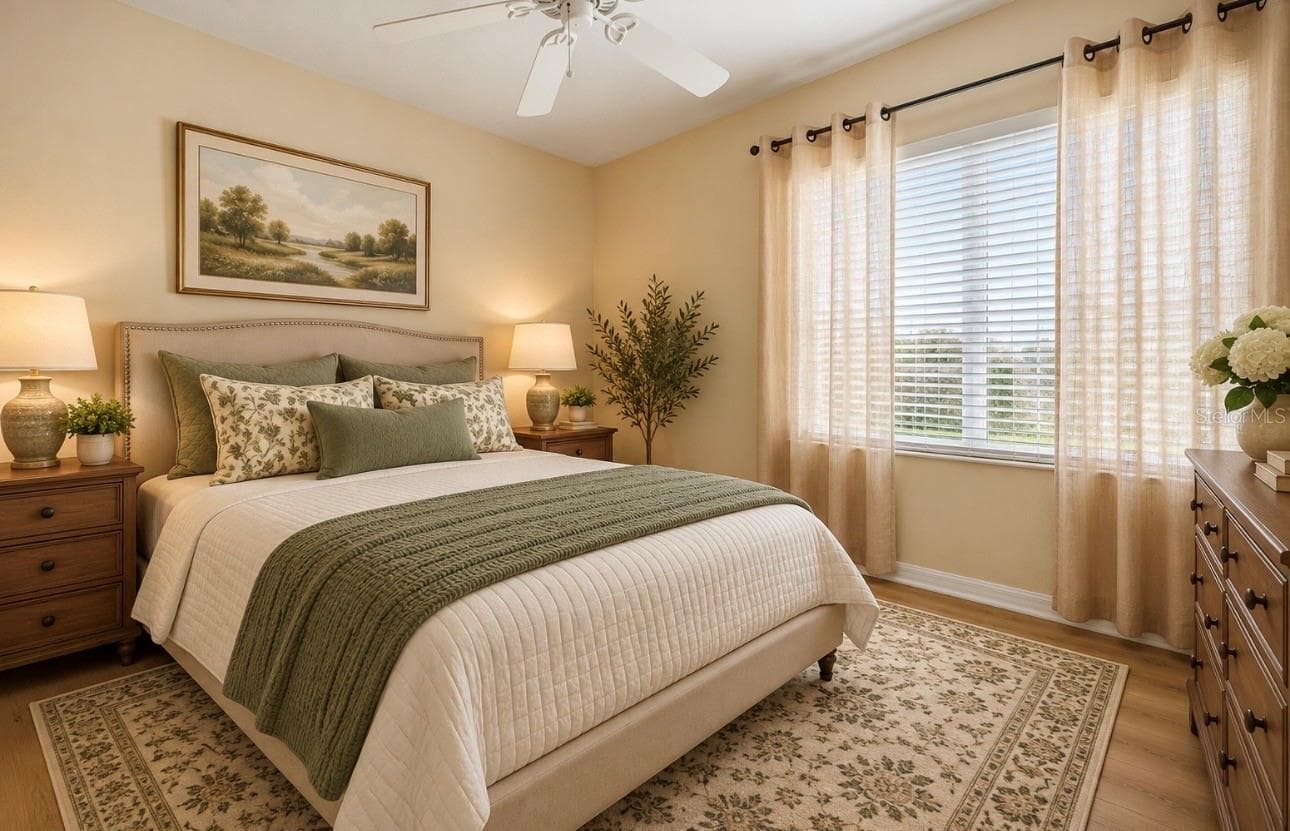 Second bedroom with built in closet! - 9495 SE 130TH PLACE RD, SUMMERFIELD