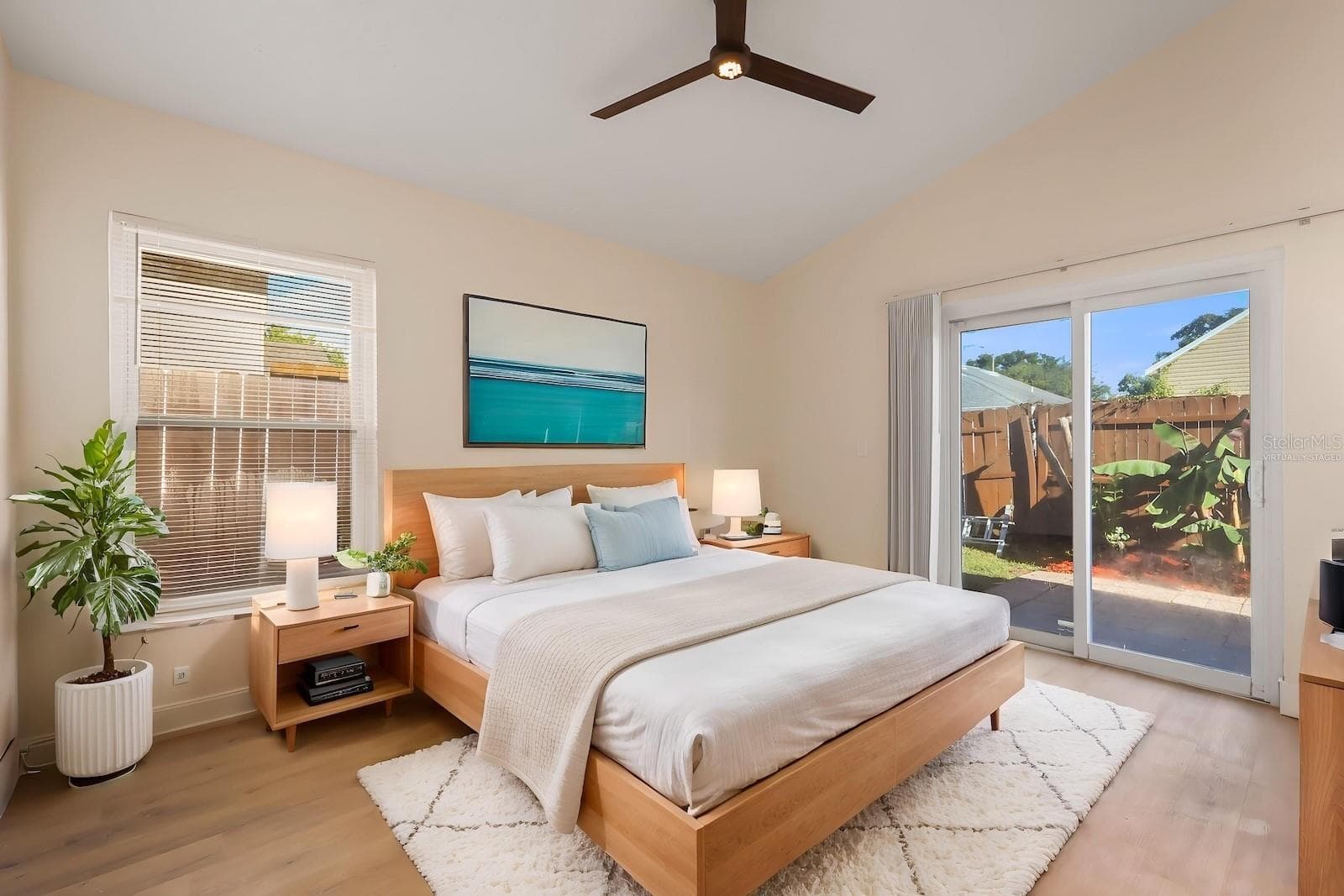 Virtually staged / Primary Bedroom - 5449 WOOD CROSSING ST, ORLANDO