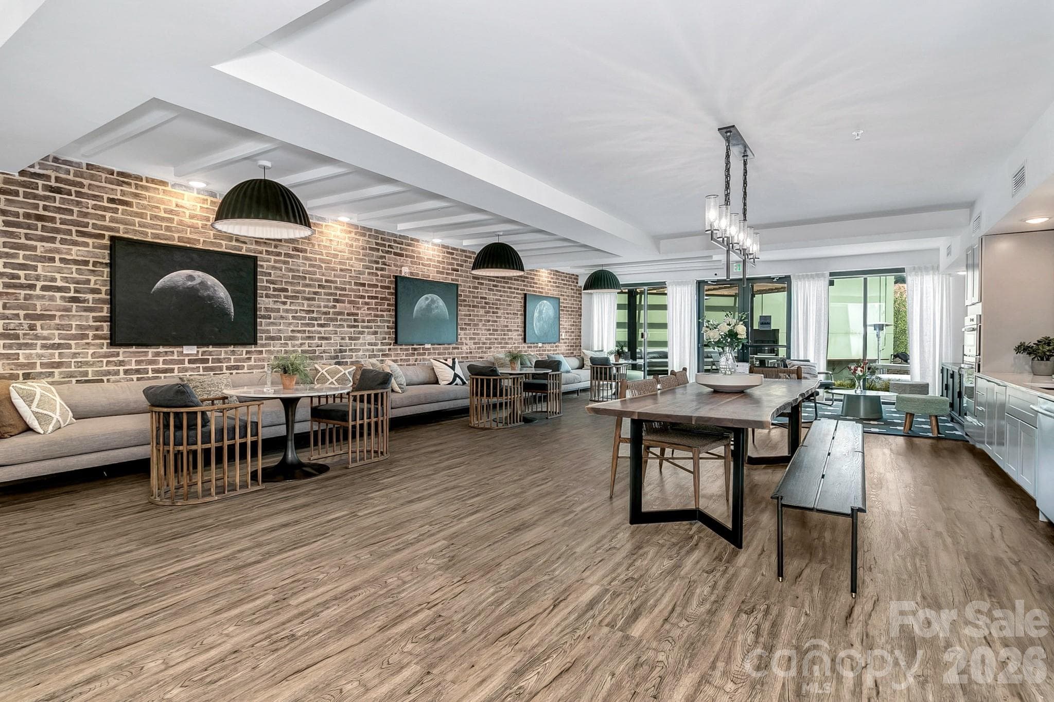 Entertainment Space in Building Common Area - Asheville