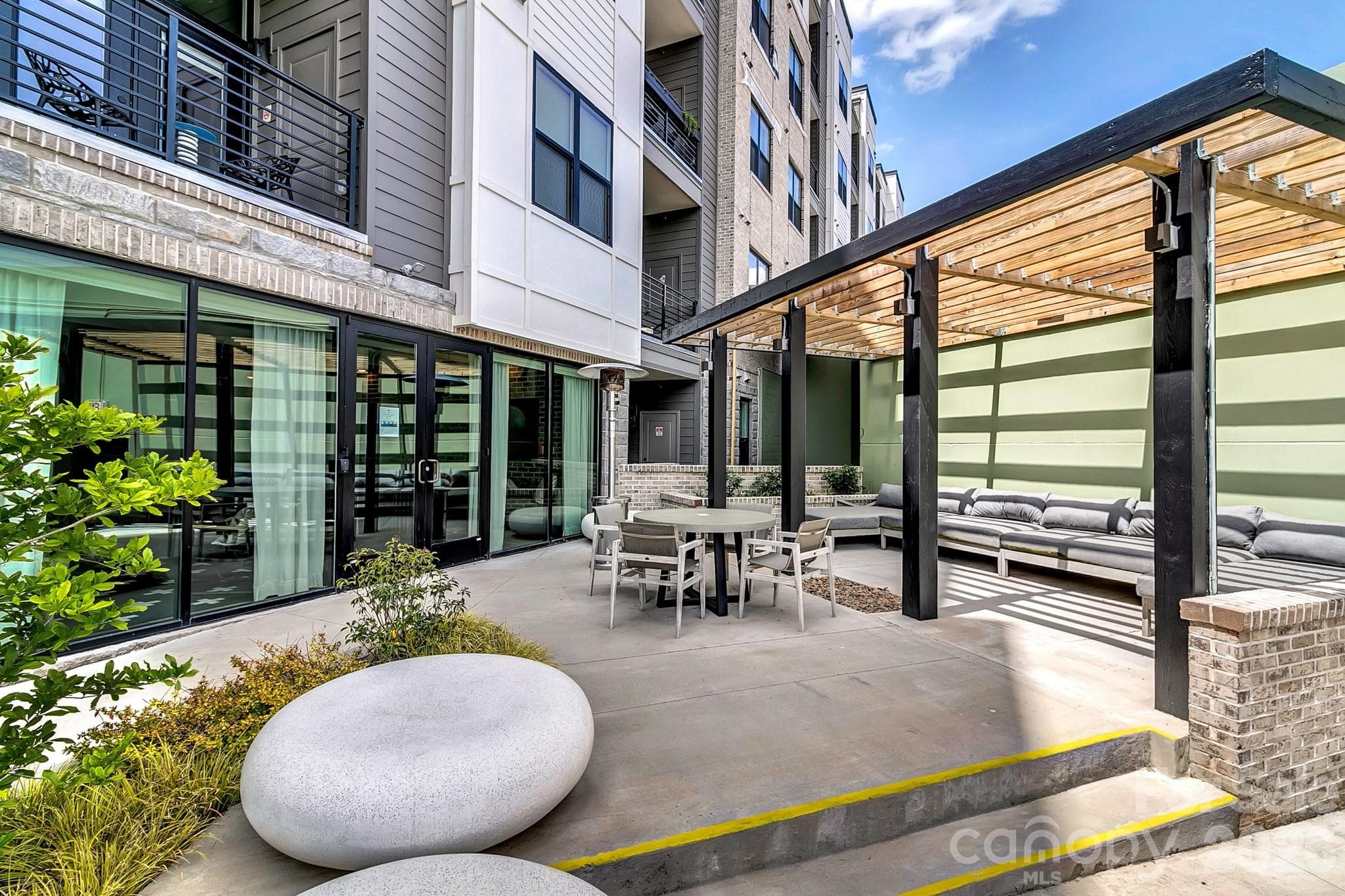 Outdoor Entertainment Area off Main Room - Asheville
