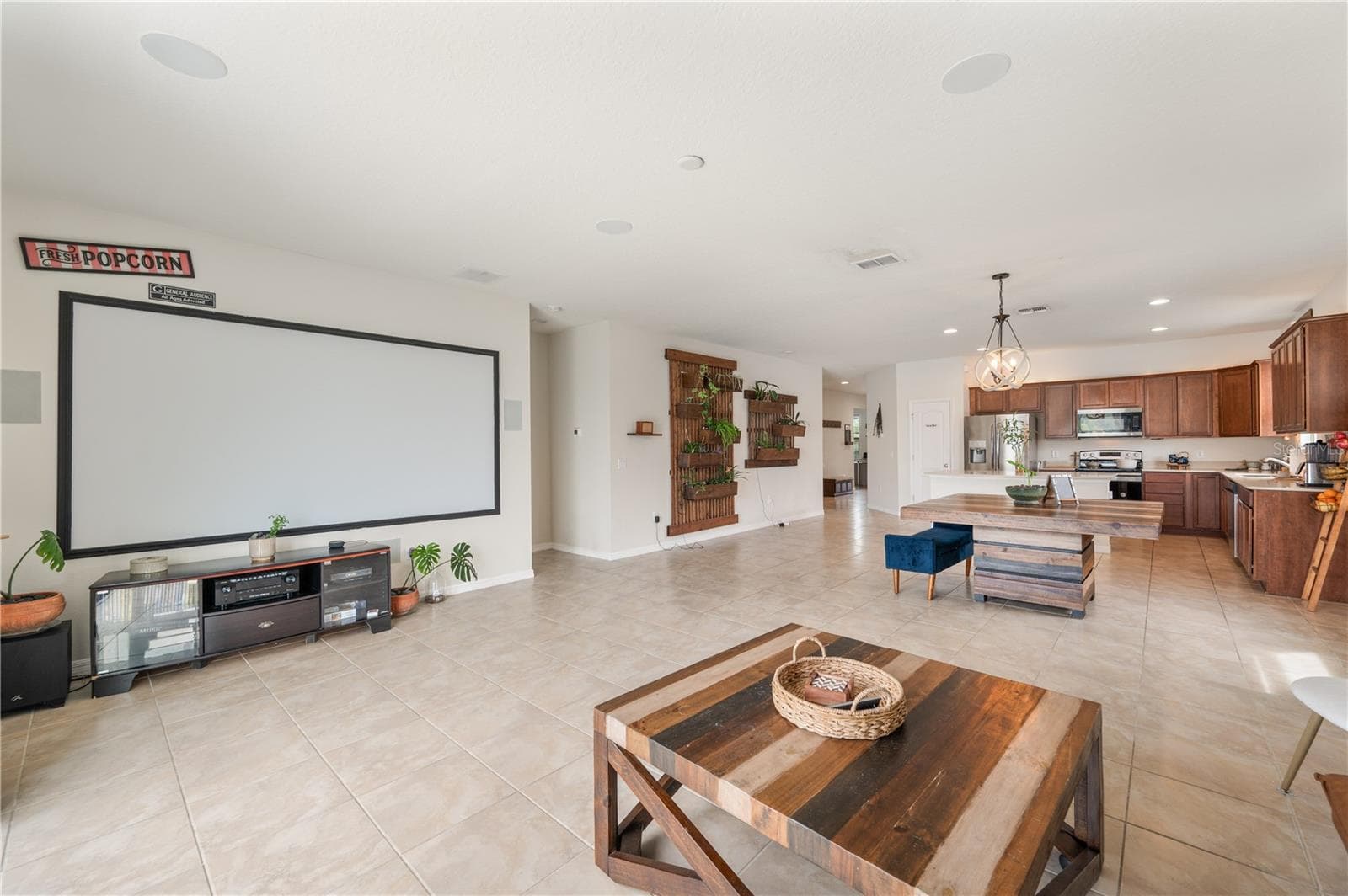 Open Floor Plan / Kitchen / Dining Room / Living Room - 8751 RINDGE RD, POLK CITY