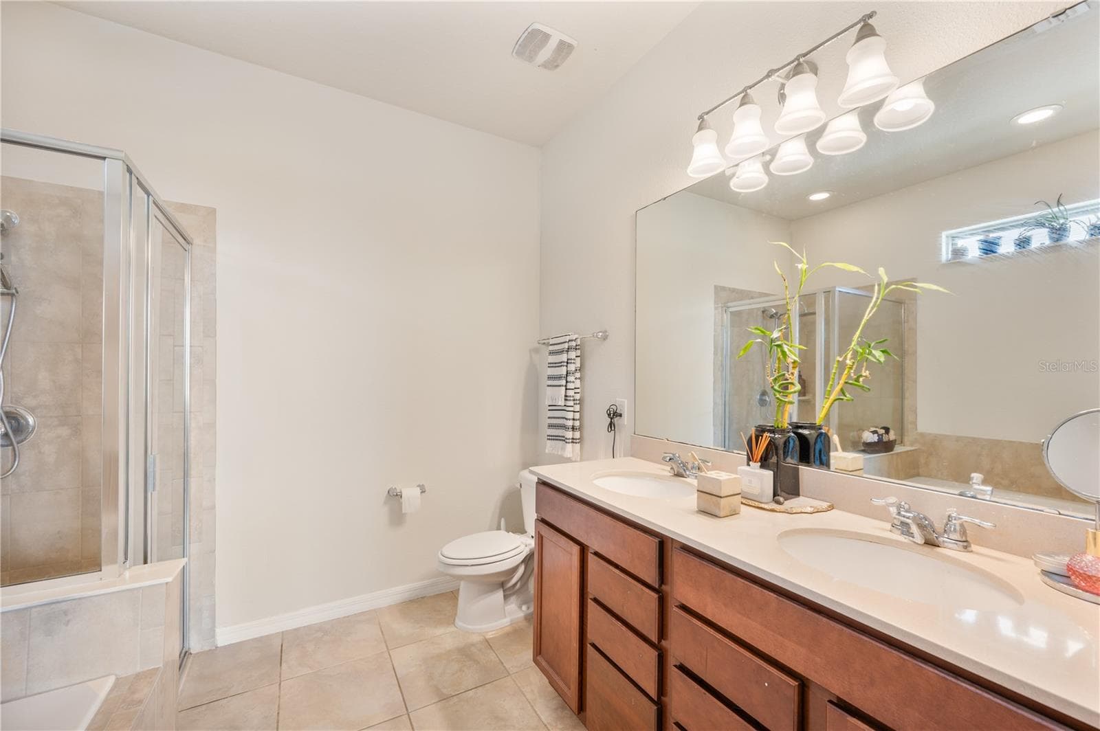 Primary Bath / Garden Tub / Dual Sinks - 8751 RINDGE RD, POLK CITY