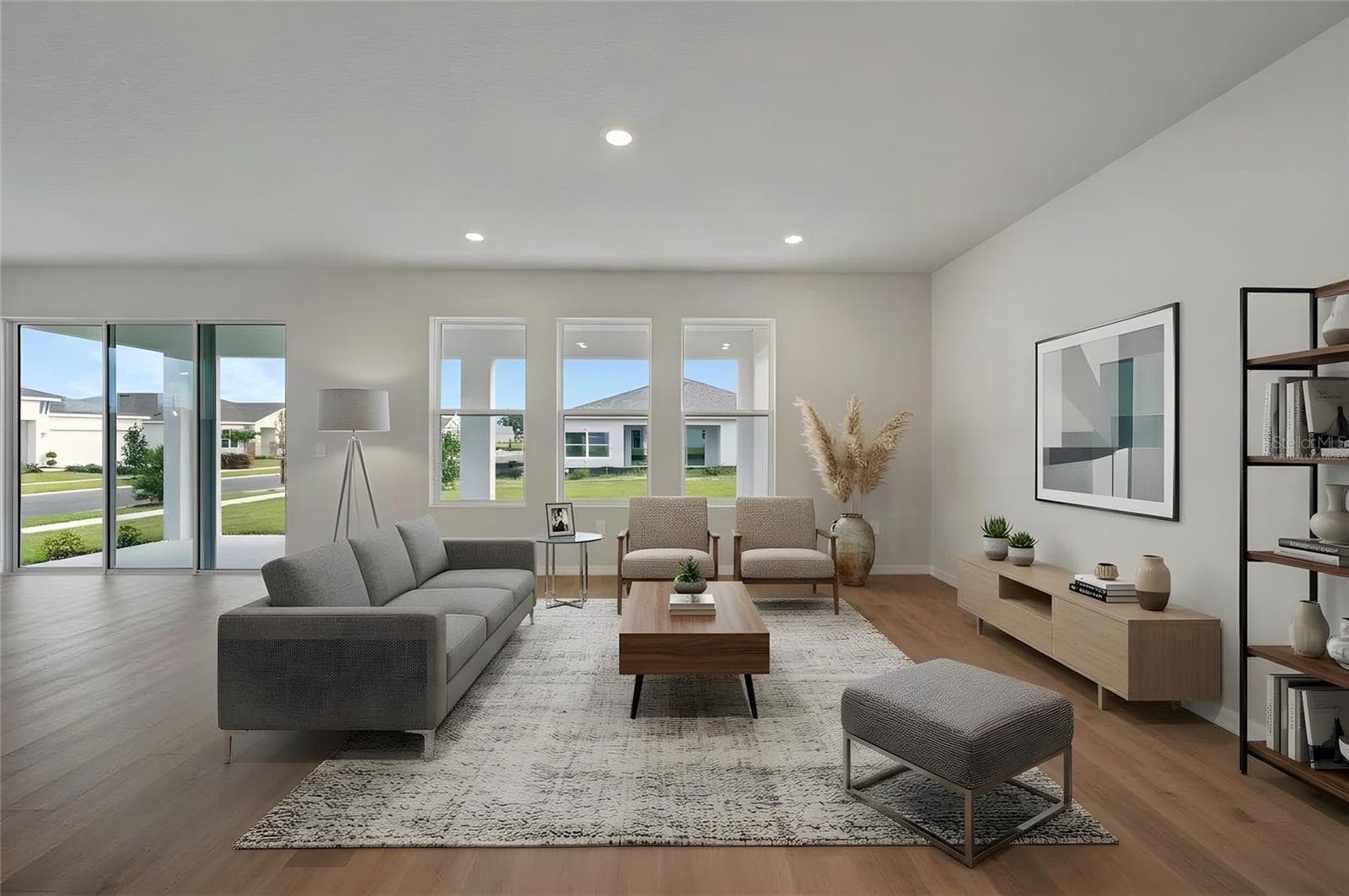 Family Room **Virtually Staged - 439 SPRING HARVEST DR, PLANT CITY