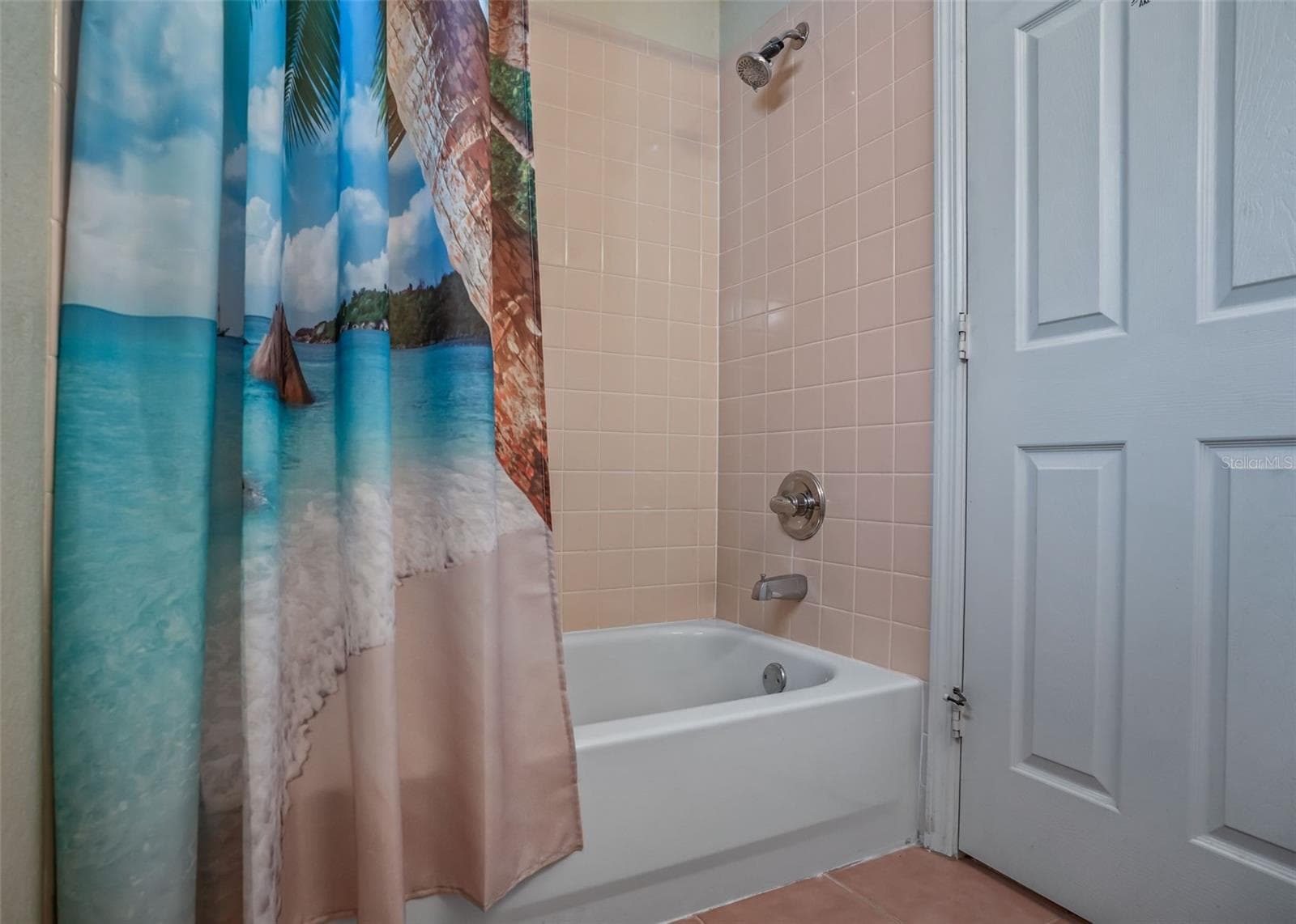 Guest Bathroom w/Tiled Tub & Shower Combination - 17681 SE 115TH CT, SUMMERFIELD