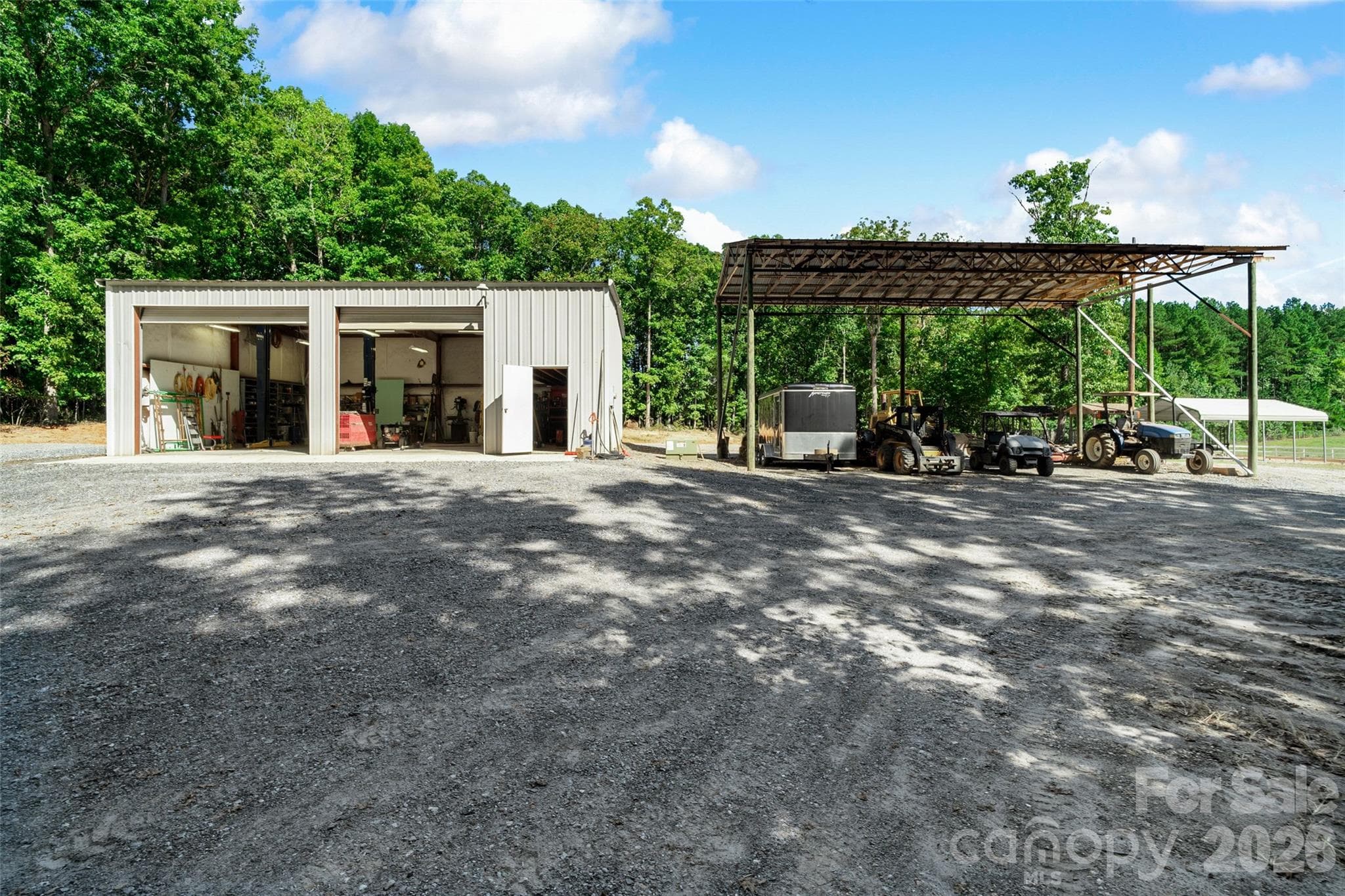 2 Bay Workshop [40.5ft x 30.3ft] and Pole Barn [46.8ft x 27.7ft] - 996 Beamguard Road, Clover