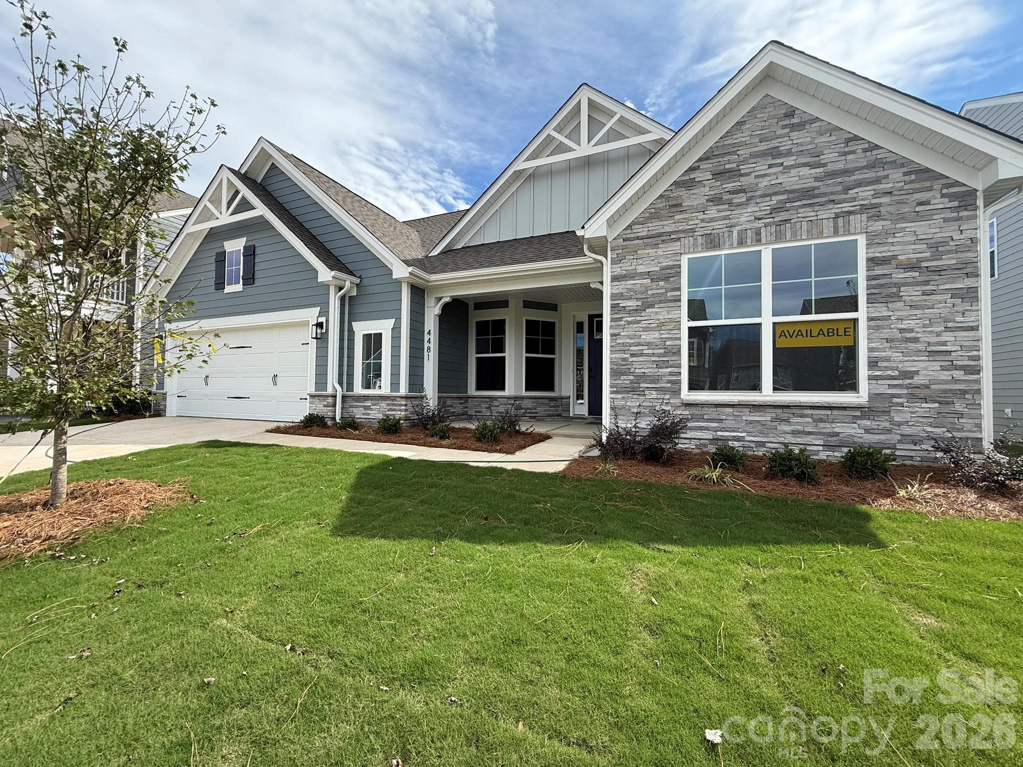 Homesite 110 features an Edgefield A floorplan - Stanley
