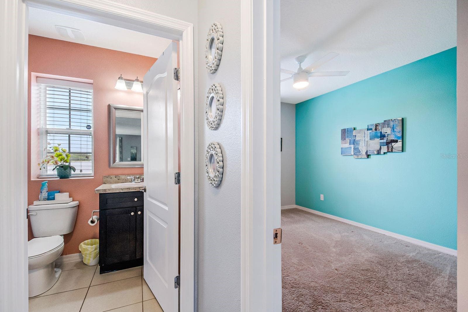 Downstairs Bedroom and Full Bathroom - 4800 RIVERWALK DR, ST CLOUD